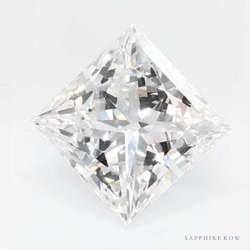 0.52 ct lab-grown diamond, square cut | Sapphire Row · cut7