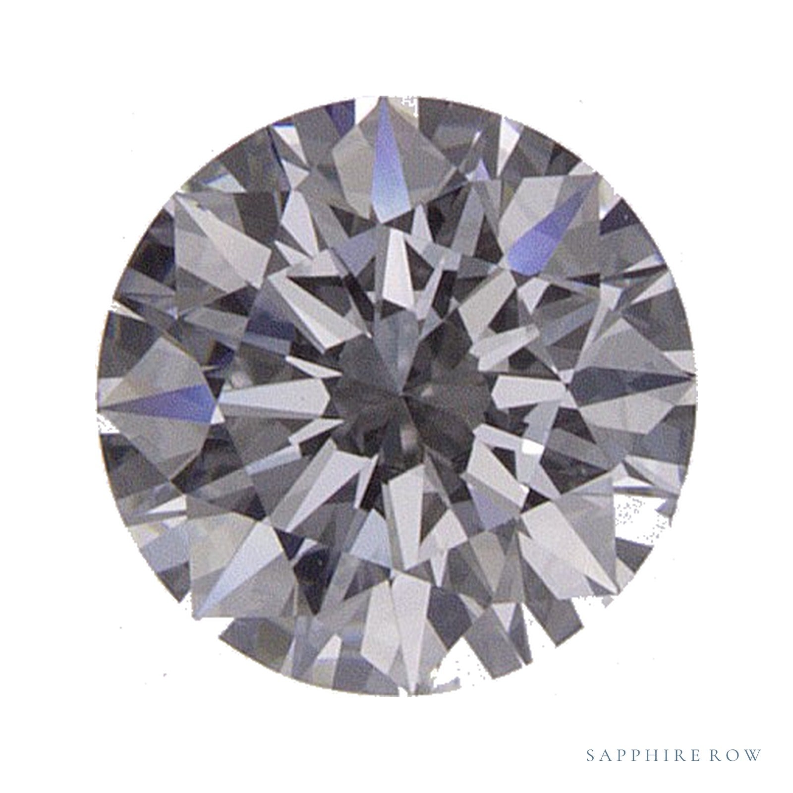0.50 ct natural diamond, round cut | Sapphire Row · cut4