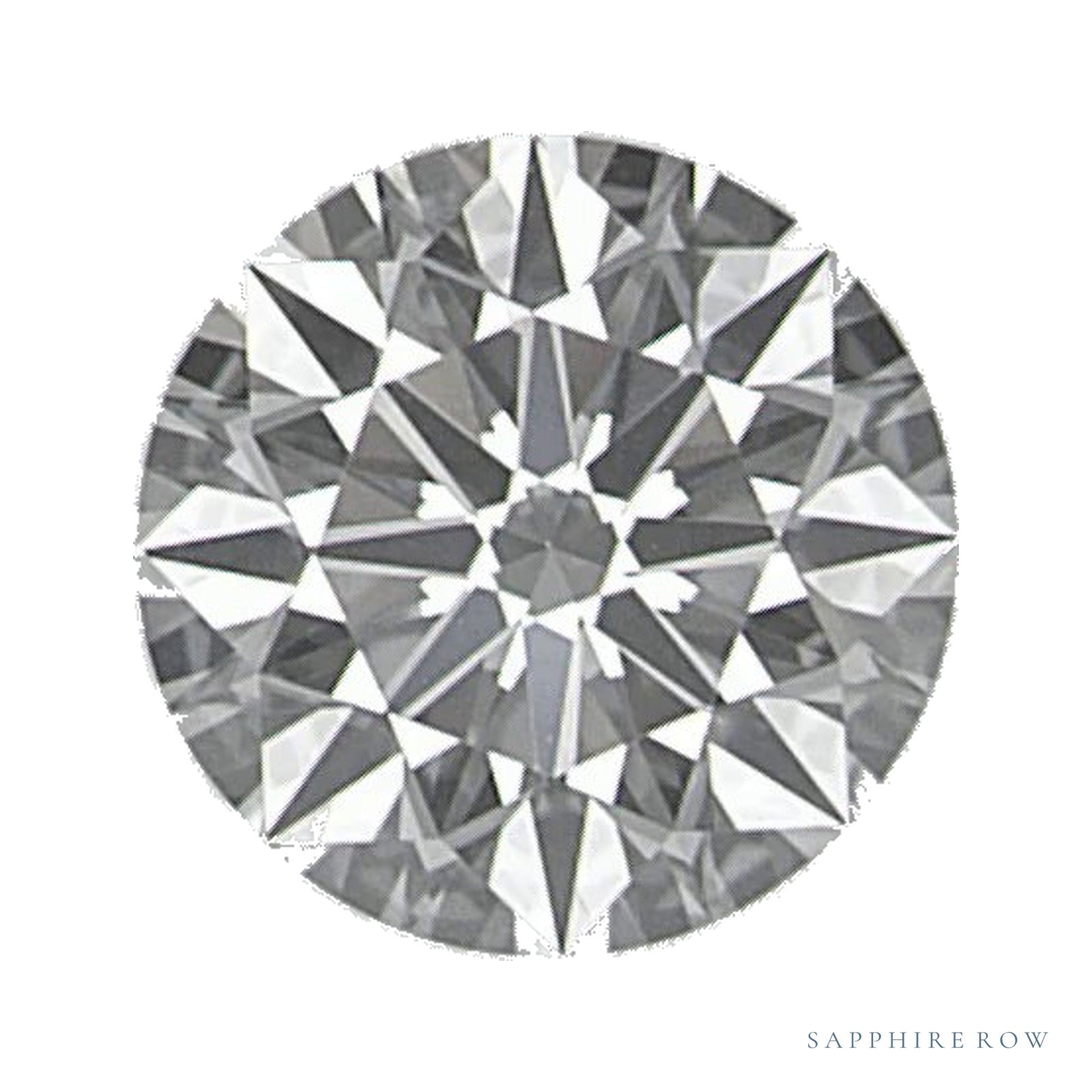 0.50 ct natural diamond, round cut | Sapphire Row · cut4