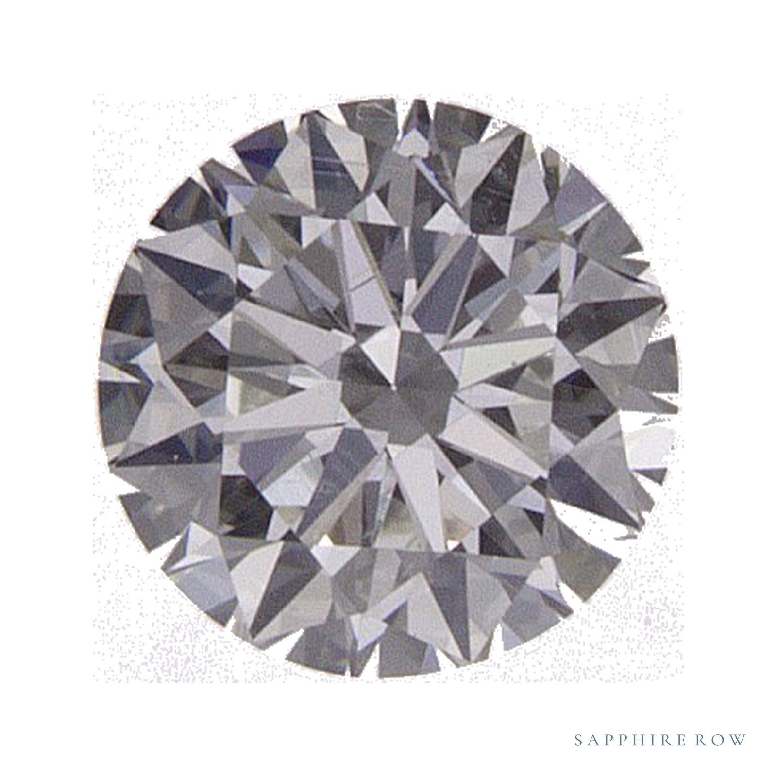 0.46 ct natural diamond, round cut | Sapphire Row · cut4
