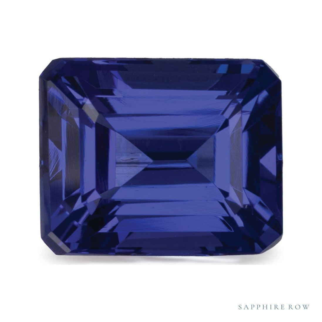 5.89 ct Natural Blue Tanzanite – Emerald Cut — Sapphire Row · cut4 · cut5