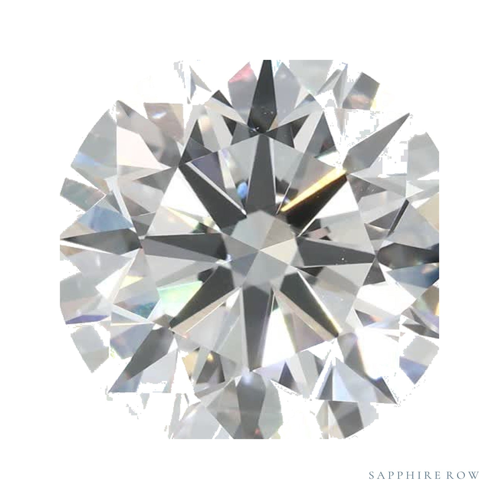 5.01 ct Lab-Grown Diamond – E VVS2 – Round Cut – GCAL Certified — Sapphire Row · cut4