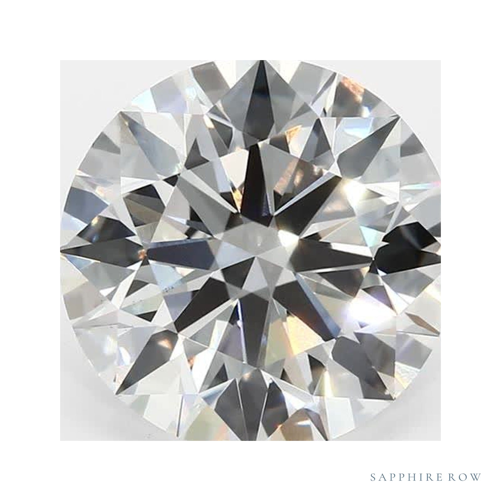 4.95 ct Lab-Grown Diamond – E VS1 – Round Cut – GCAL Certified — Sapphire Row · cut4