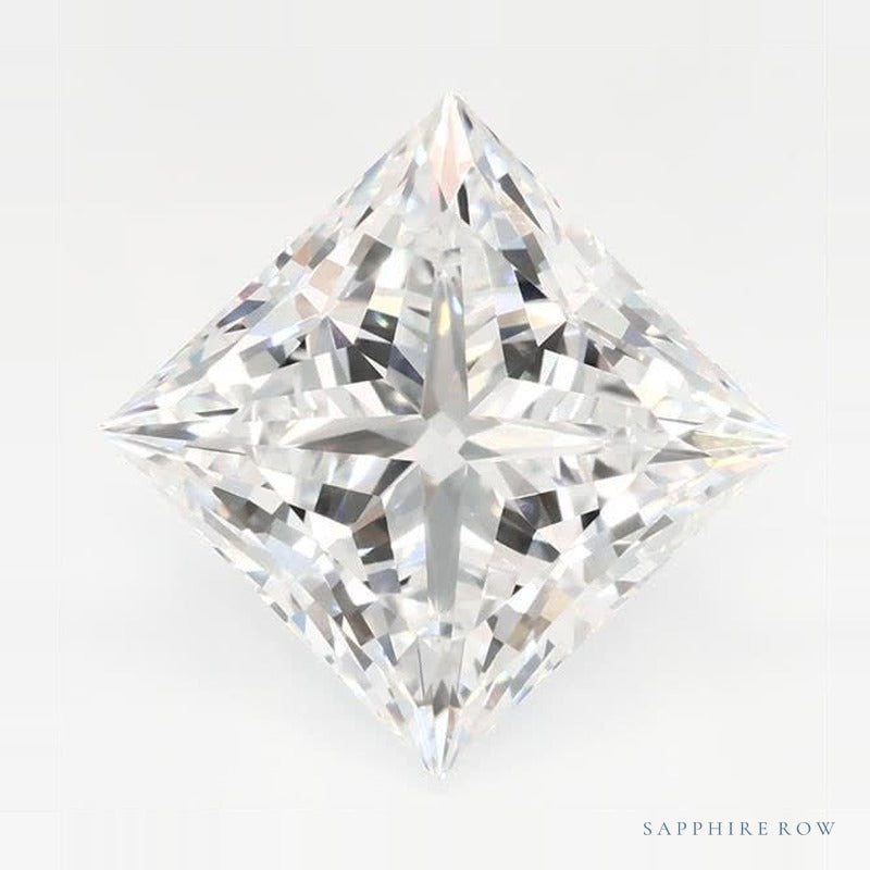 3.29 ct lab-grown diamond, square cut | Sapphire Row · cut7