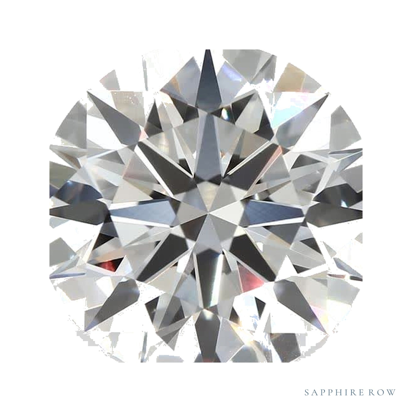 3.04 ct Lab-Grown Diamond – F VVS2 – Round Cut – GCAL Certified — Sapphire Row · cut4