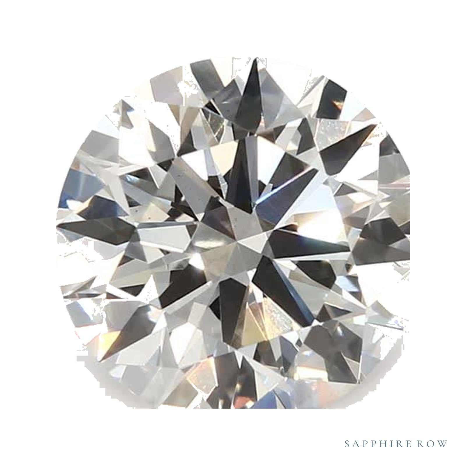 2.88 ct Lab-Grown Diamond – I VS2 – Round Cut – GCAL Certified — Sapphire Row · cut4