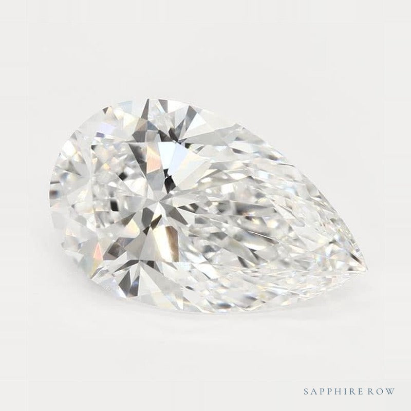 2.86 ct Lab-Grown Diamond – E VS1 – Pear Cut – GCAL Certified — Sapphire Row · cut7