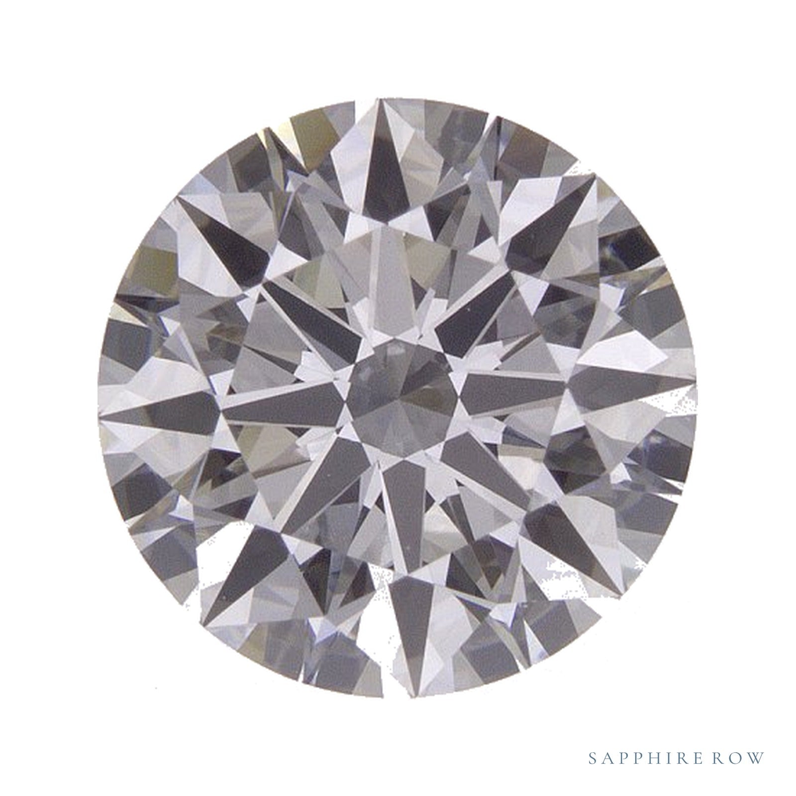 2.80 ct Lab-Grown Diamond – F VVS2 – Round Cut – IGI Certified — Sapphire Row · cut4