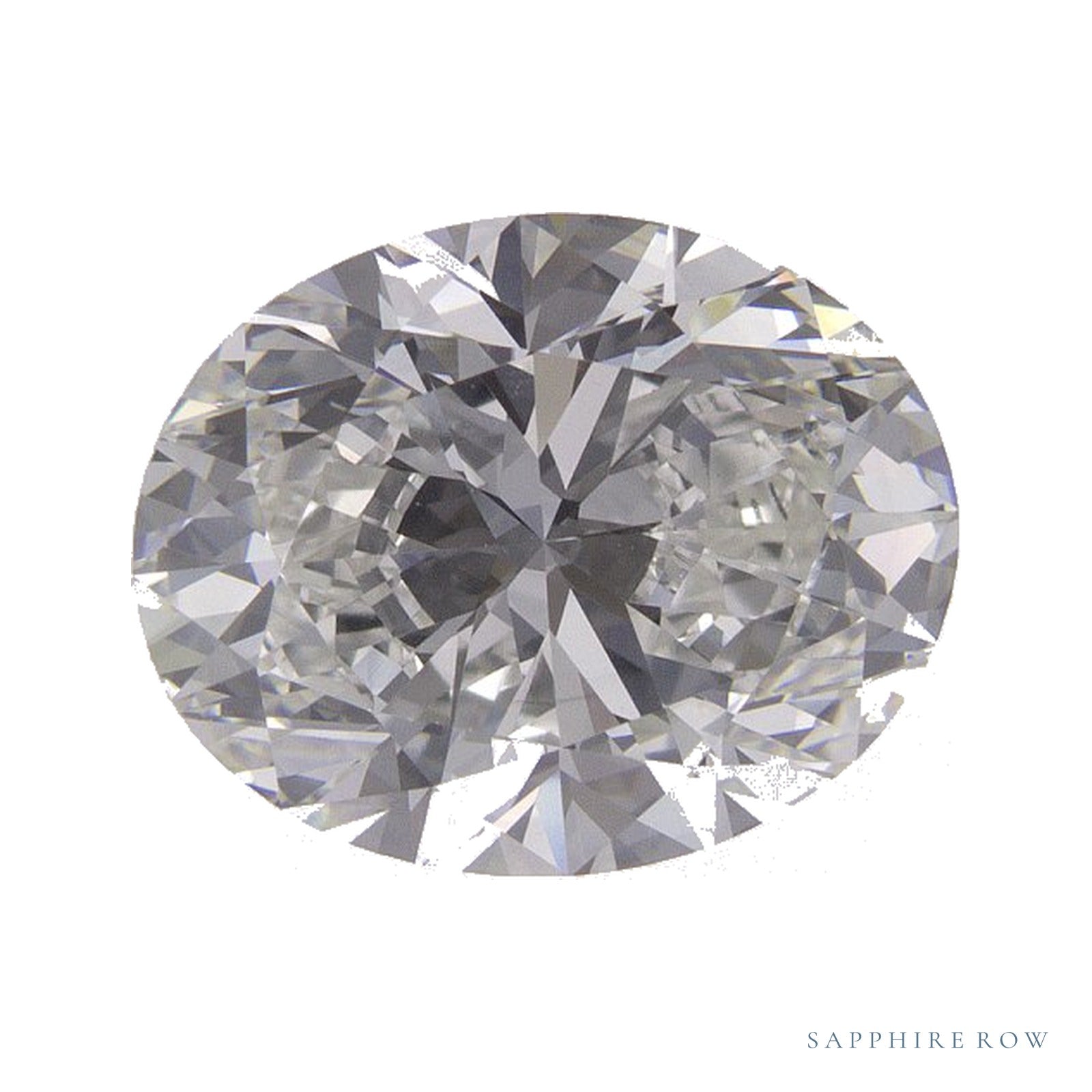 2.72 ct Lab-Grown Diamond – F VVS2 – Oval Cut – IGI Certified — Sapphire Row · cut4