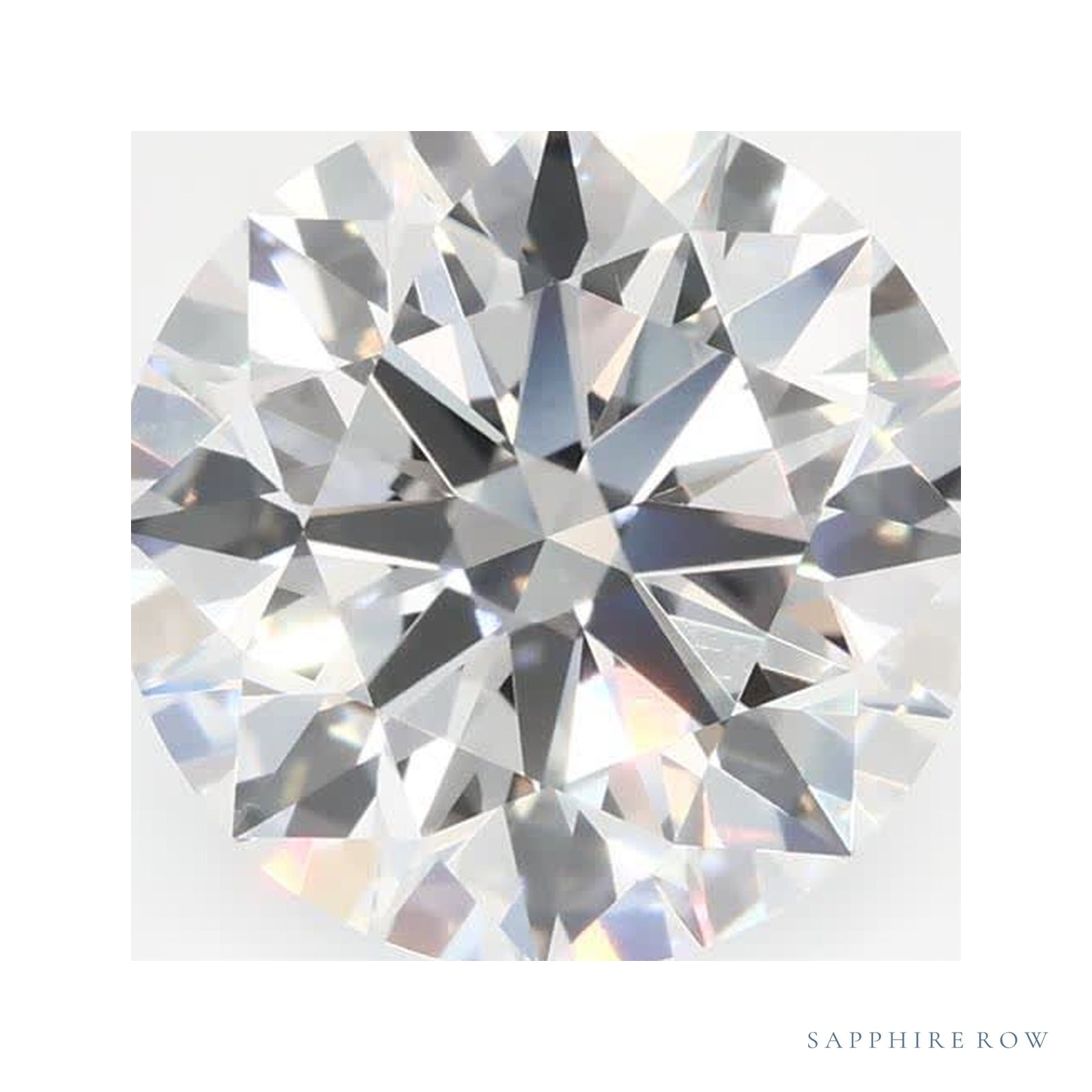 2.55 ct Lab-Grown Diamond – D VVS1 – Round Cut – GCAL Certified — Sapphire Row · cut4