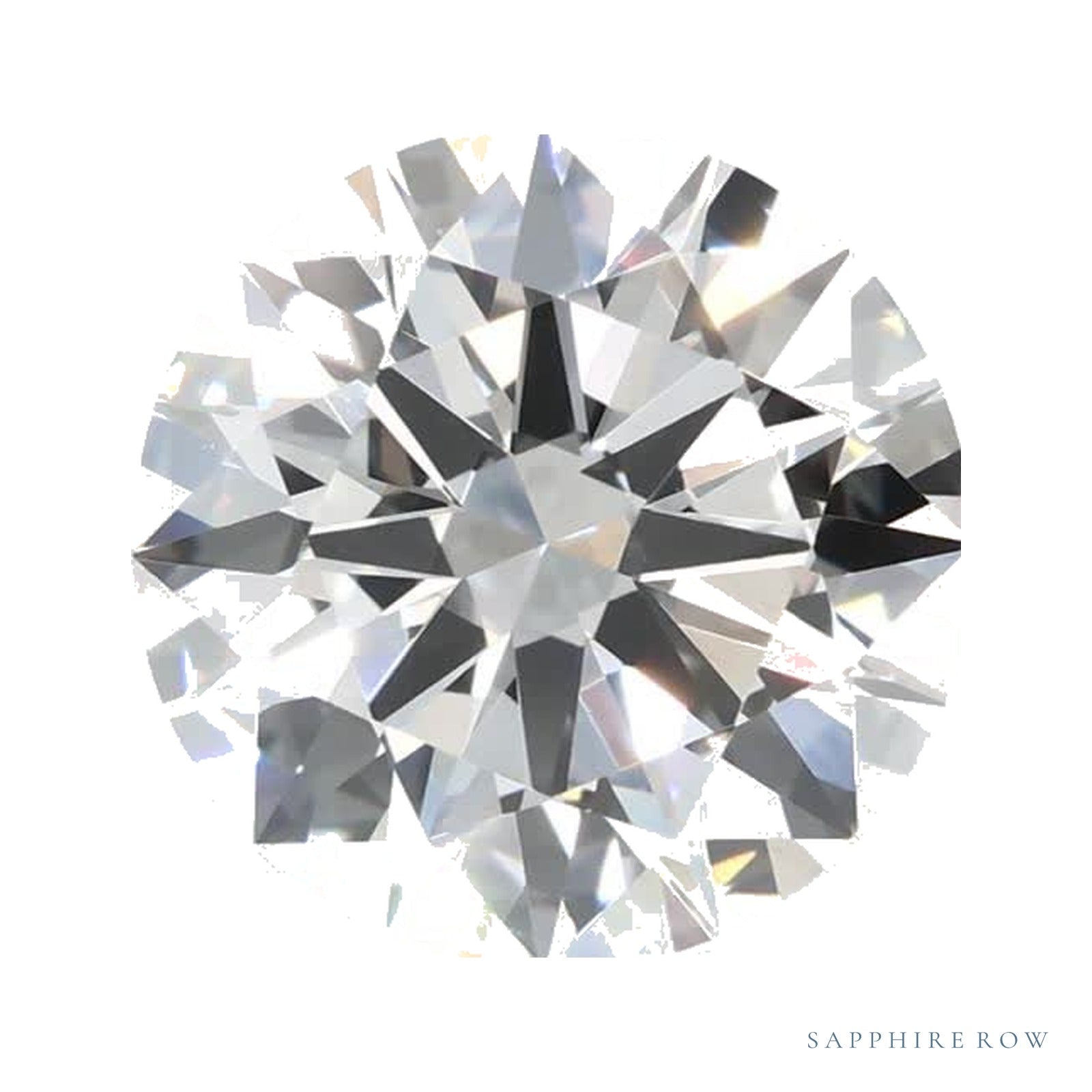 2.48 ct Lab-Grown Diamond – F VS1 – Round Cut – GCAL Certified — Sapphire Row · cut4