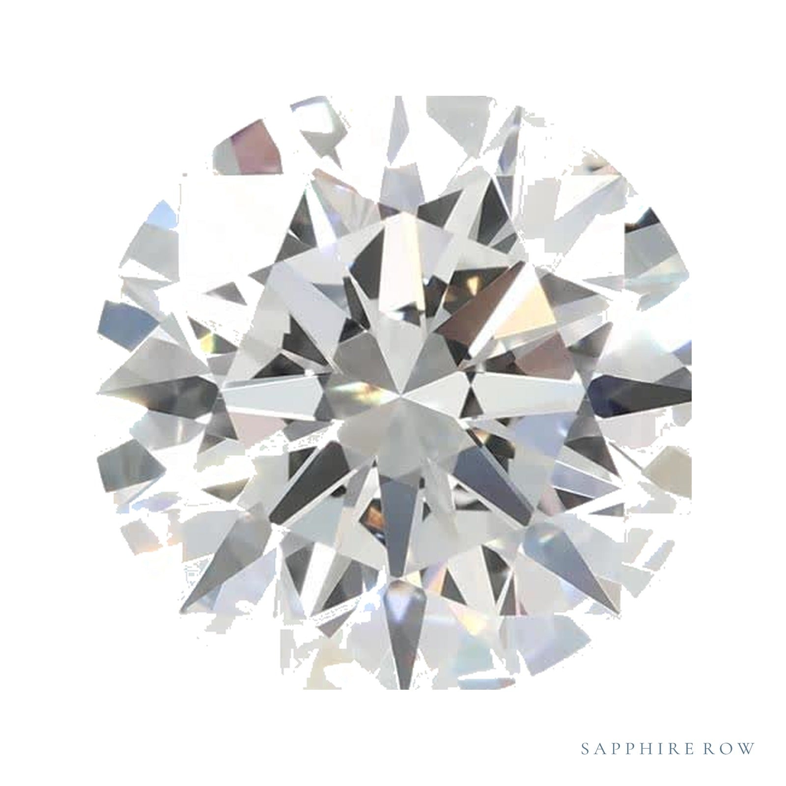 2.42 ct Lab-Grown Diamond – F VVS2 – Round Cut – GCAL Certified — Sapphire Row · cut4