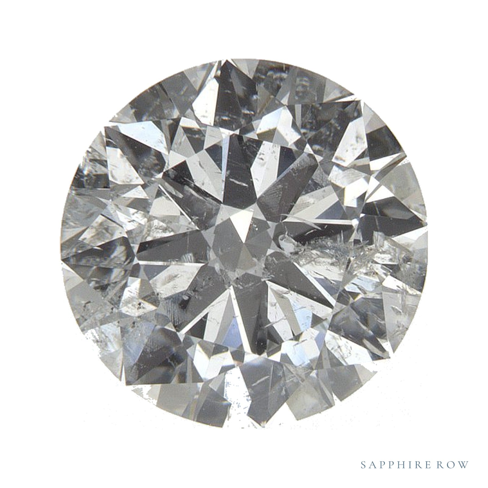 2.13 ct Natural Diamond – H SI3 – Round Cut – Riente Cut – EGL USA Certified — Sapphire Row · cut4