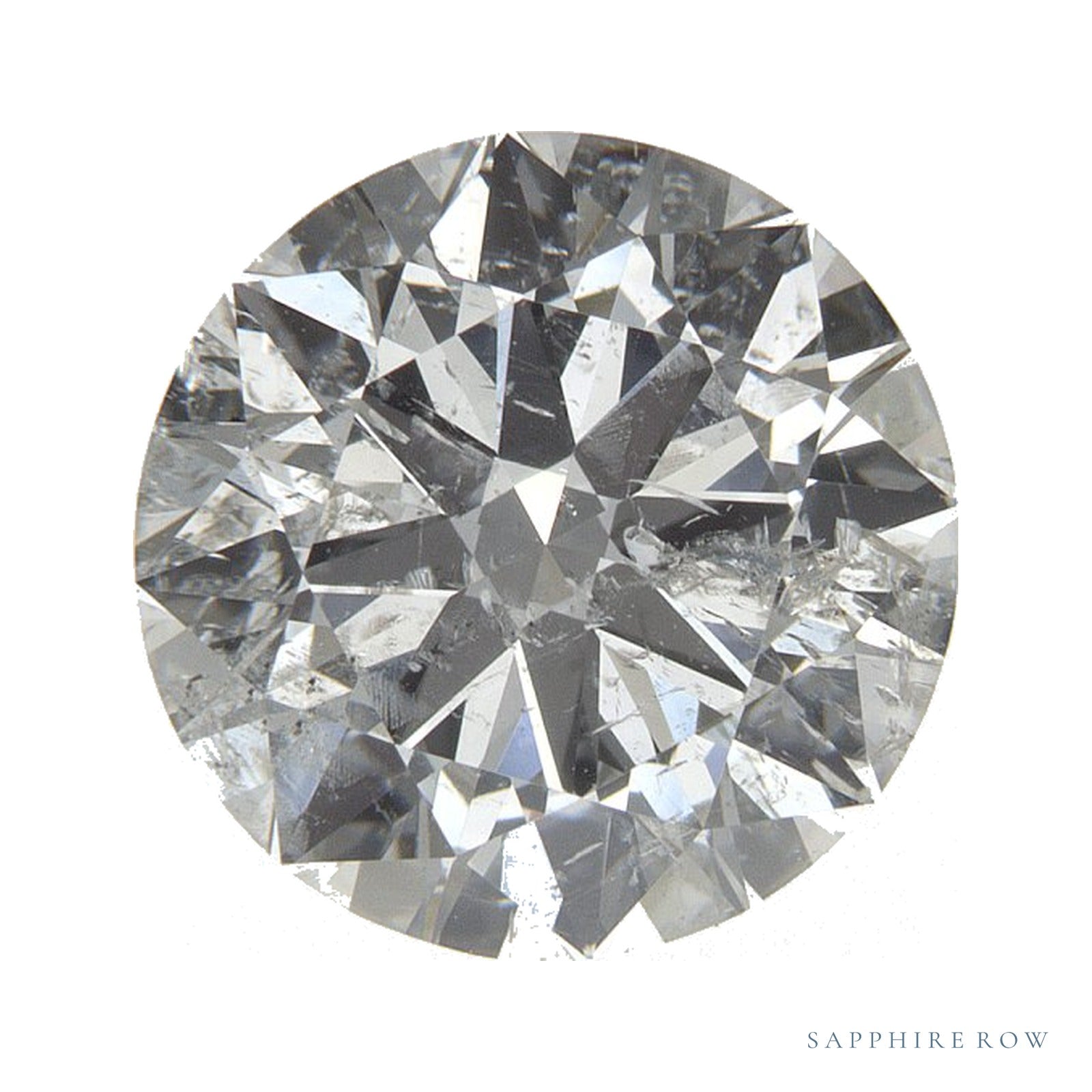 2.13 ct Natural Diamond – H SI3 – Round Cut – Riente Cut – EGL USA Certified — Sapphire Row · cut4