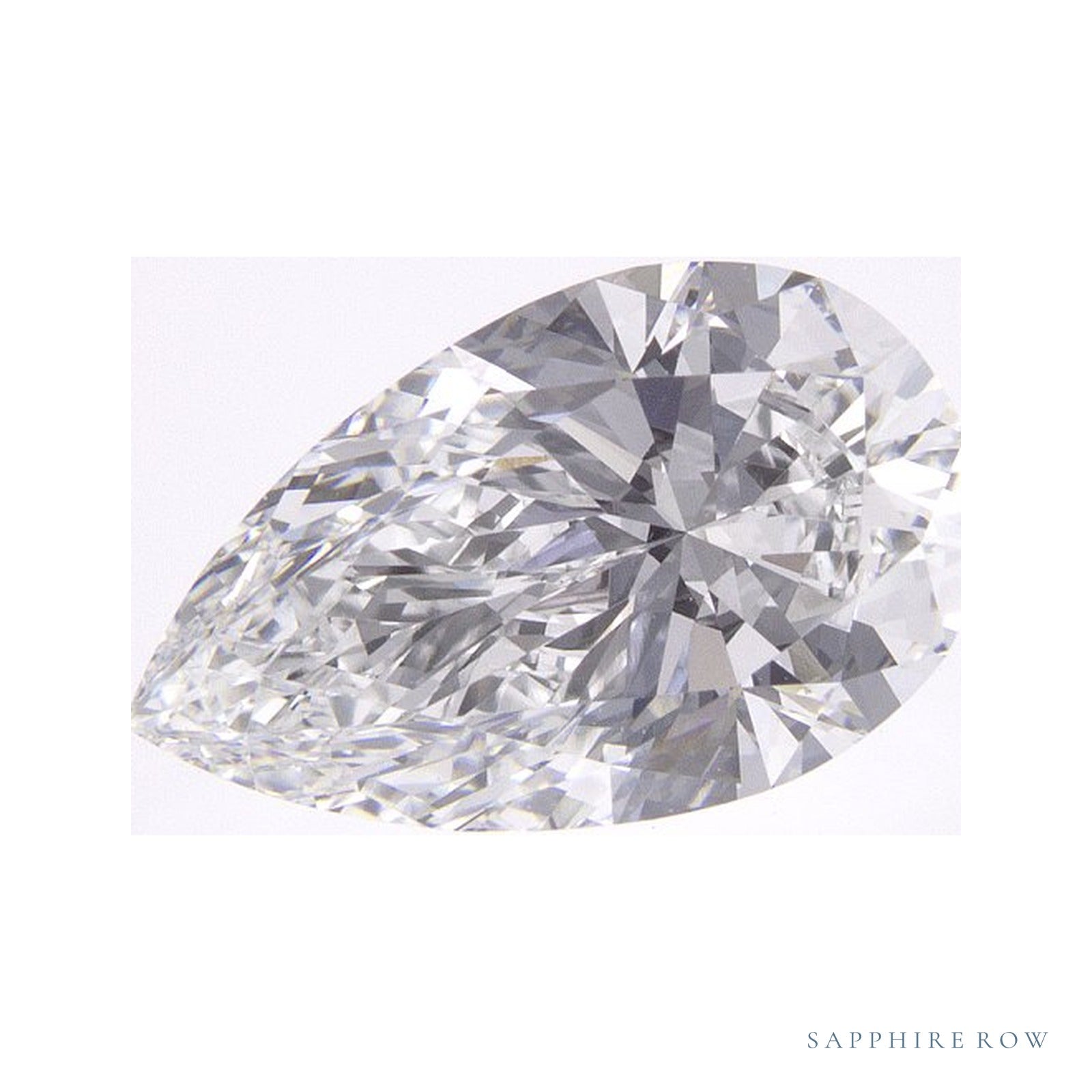2.09 ct Lab-Grown Diamond – E VVS2 – Pear Cut – GIA Certified — Sapphire Row · cut4