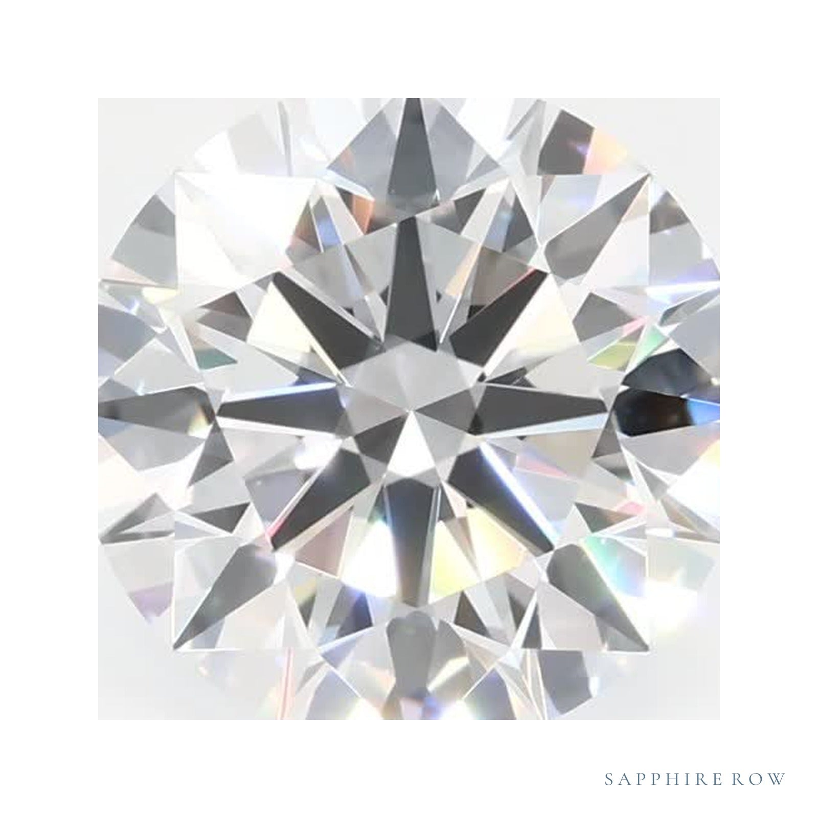 2.01 ct Lab-Grown Diamond – D VVS2 – Round Cut – GCAL Certified — Sapphire Row · cut4