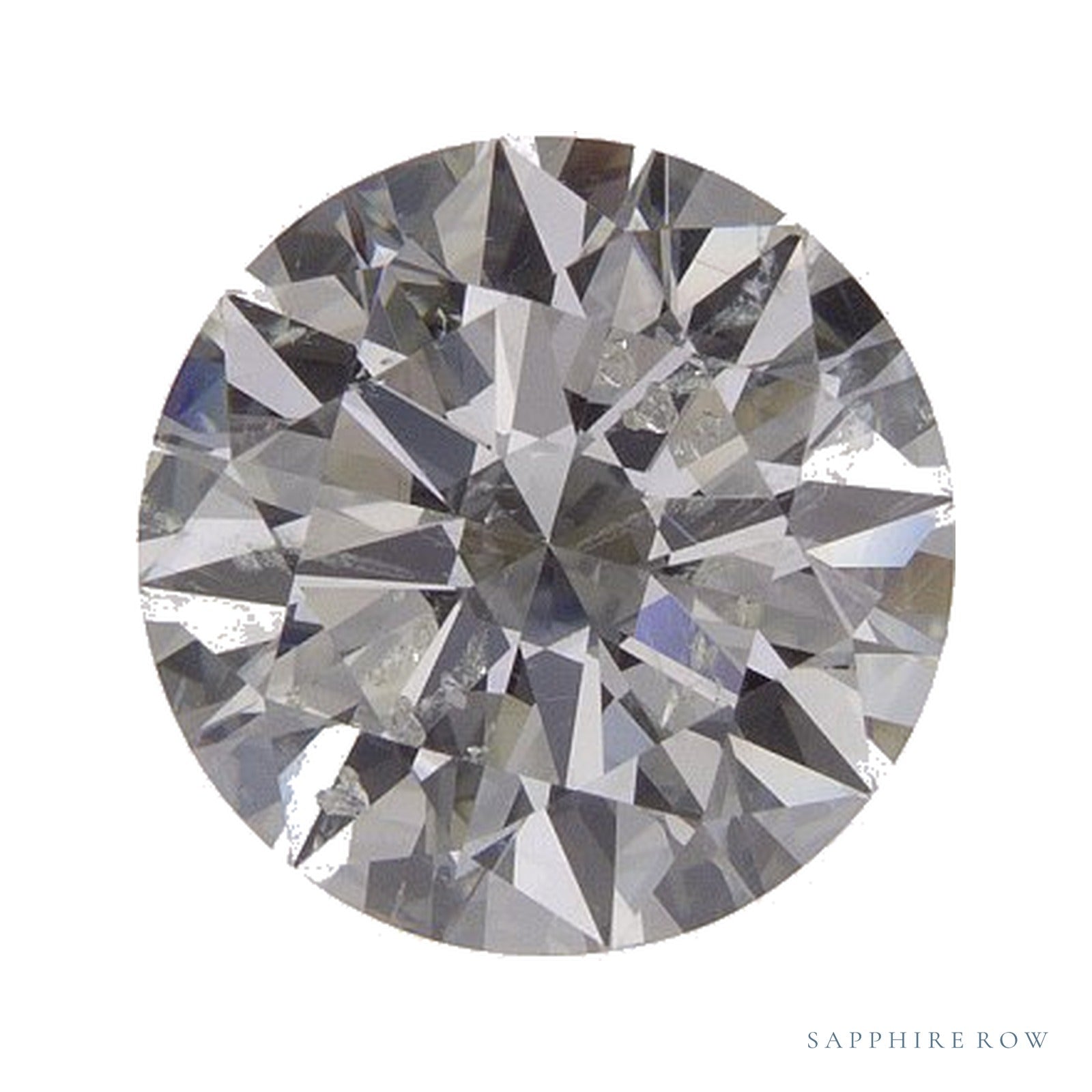 2.00 ct Natural Diamond – H SI2 – Round Cut – EGL USA Certified — Sapphire Row · cut4