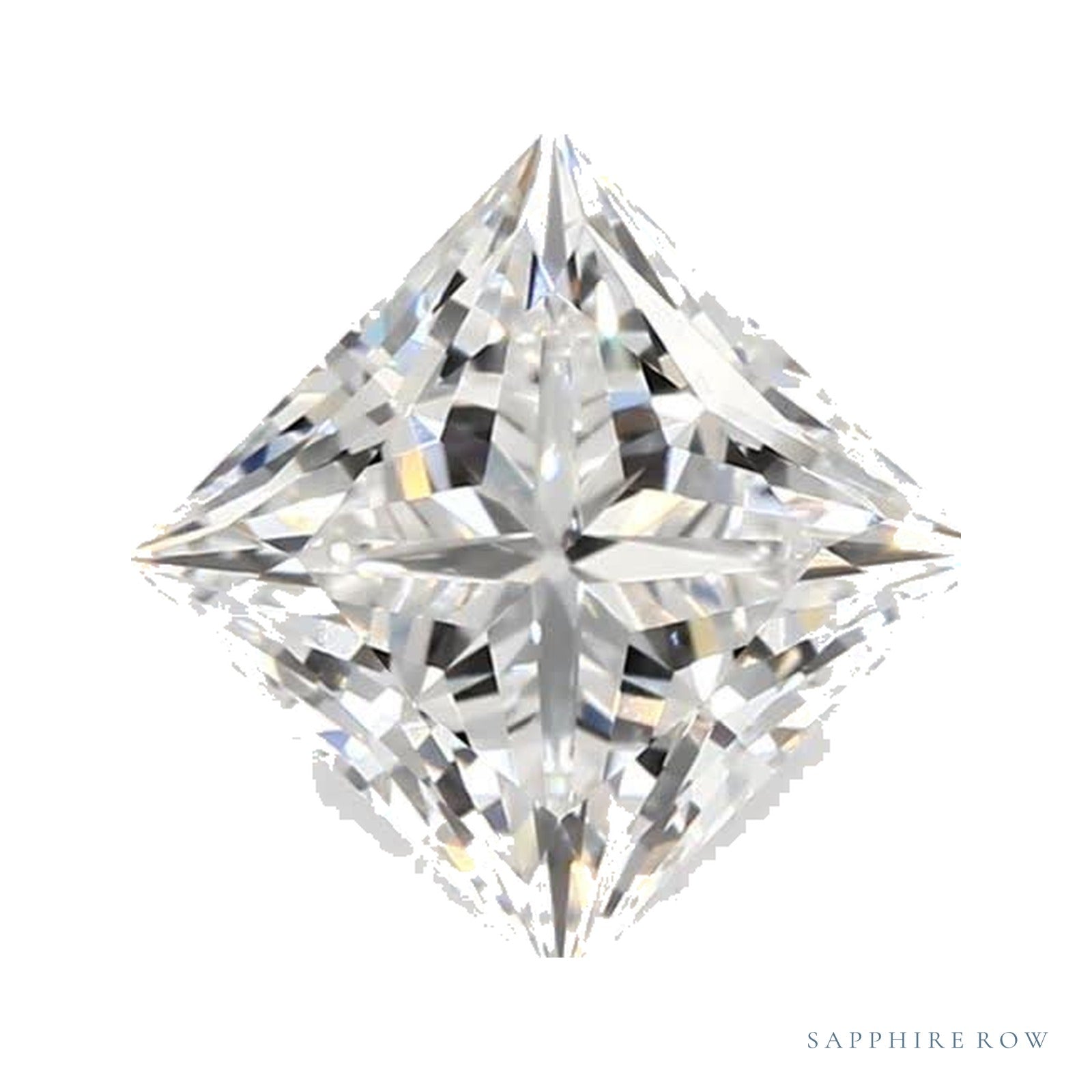 1.89 ct Lab-Grown Diamond – D VVS2 – Square Cut – GCAL Certified — Sapphire Row · cut4