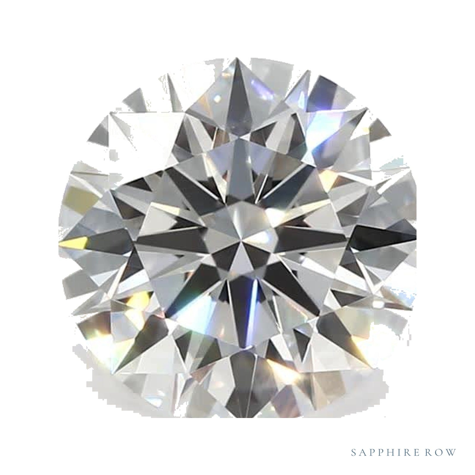 1.41 ct Lab-Grown Diamond – F VVS2 – Round Cut – GCAL Certified — Sapphire Row · cut4