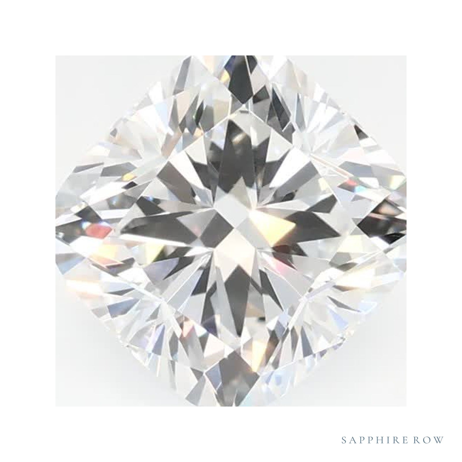 1.38 ct Lab-Grown Diamond – E VVS2 – Cushion Cut – GCAL Certified — Sapphire Row · cut4