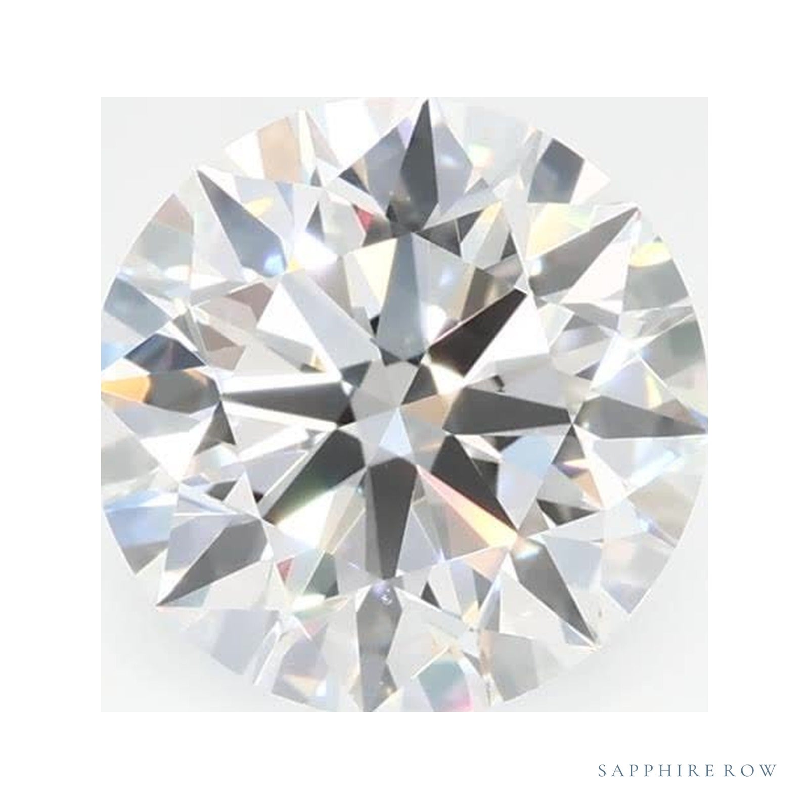 1.32 ct Lab-Grown Diamond – D VS1 – Round Cut – GCAL Certified — Sapphire Row · cut4