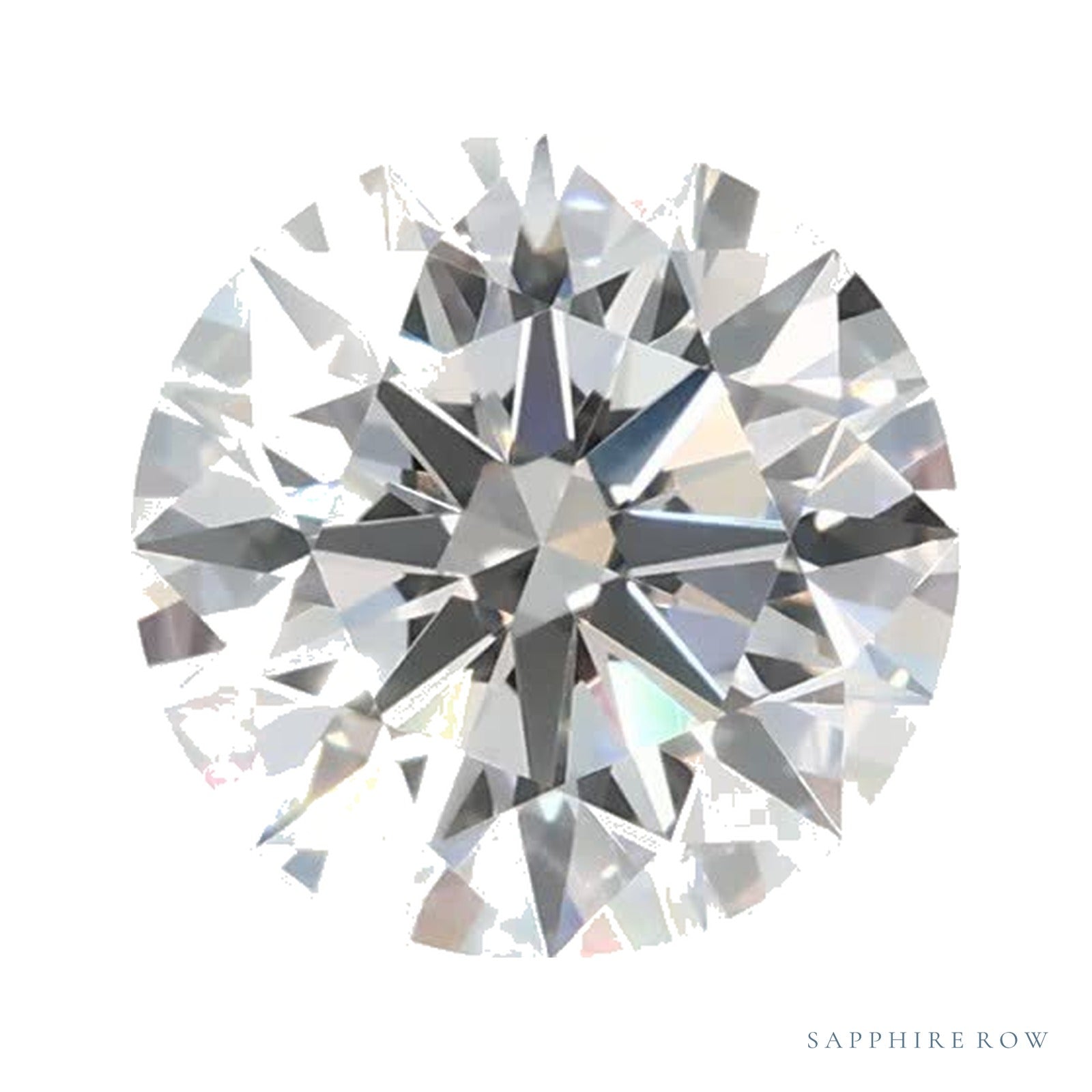 1.05 ct Lab-Grown Diamond – D VVS2 – Round Cut – GCAL Certified — Sapphire Row · cut4
