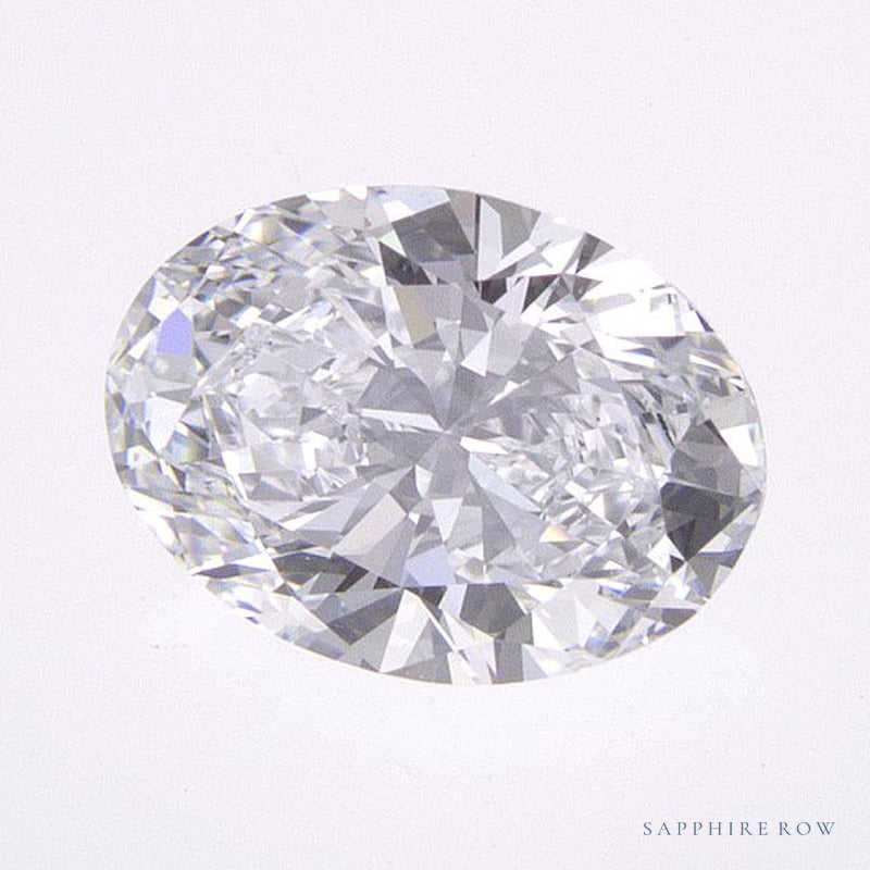 0.83 ct Lab-Grown Diamond – D VVS2 – Oval Cut – IGI Certified — Sapphire Row · cut7