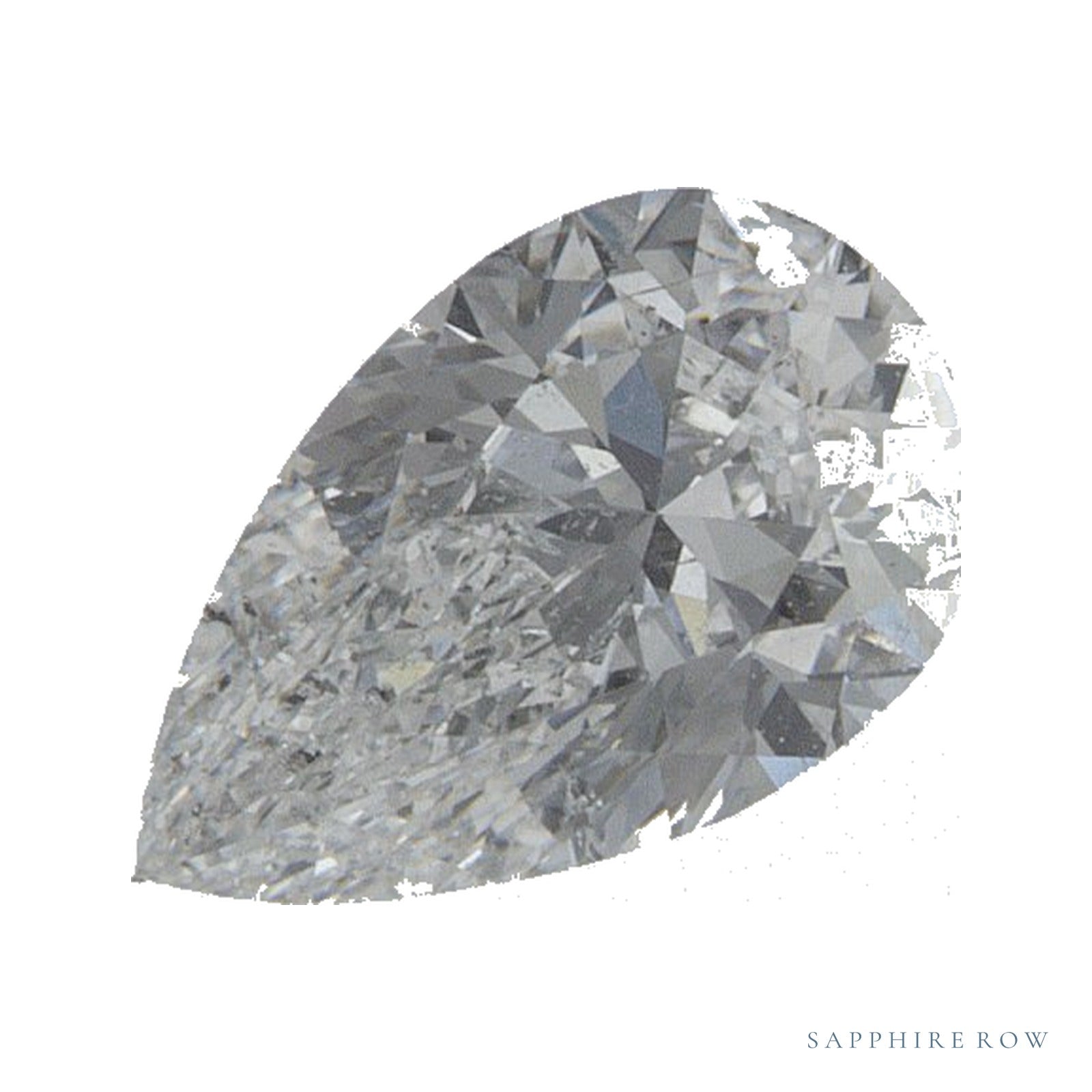 0.70 ct Natural Diamond – D I1 – Pear Cut – GIA Certified — Sapphire Row · cut4
