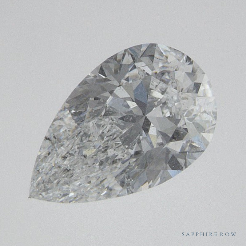 0.70 ct Natural Diamond – D I1 – Pear Cut – GIA Certified — Sapphire Row · cut7