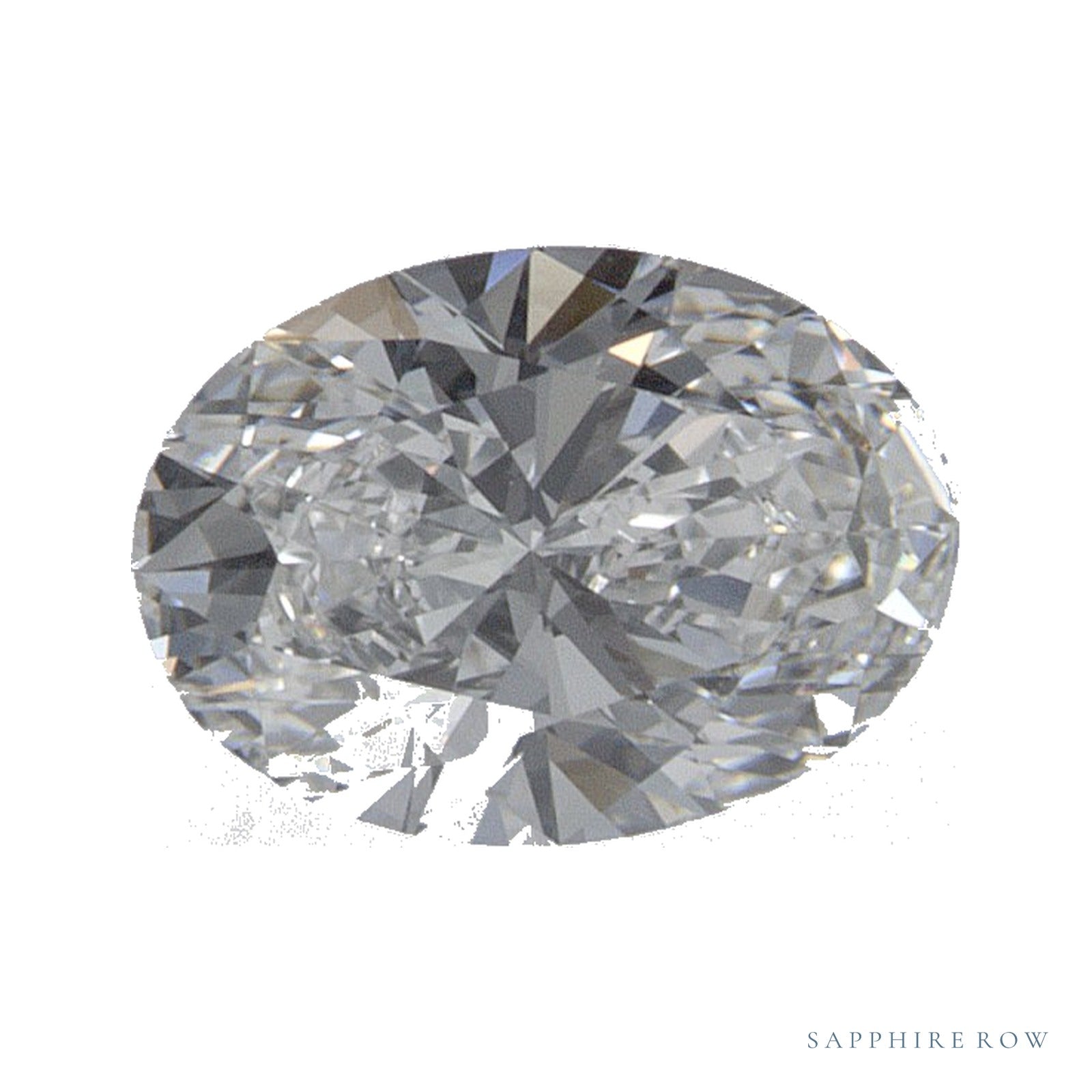 0.66 ct Lab-Grown Diamond – D VS1 – Oval Cut – IGI Certified — Sapphire Row · cut4