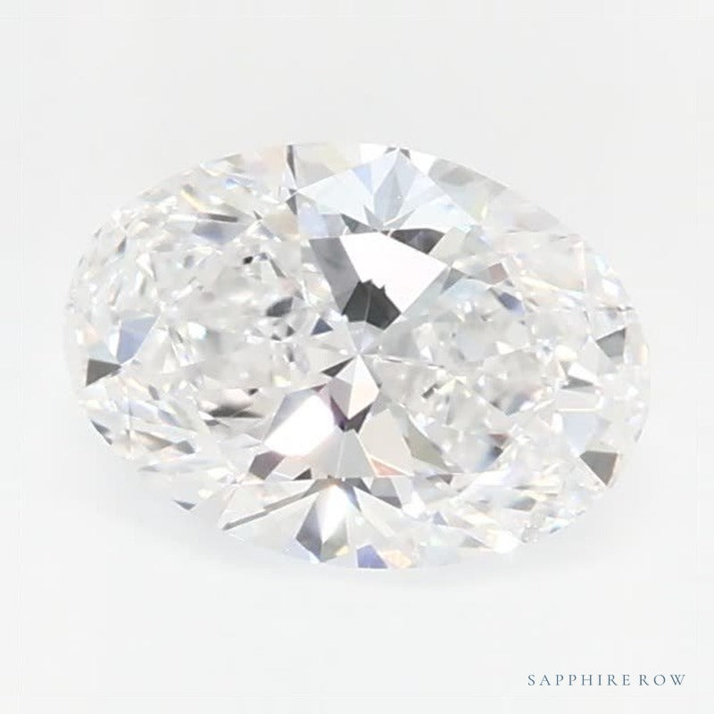 0.65 ct Lab-Grown Diamond – D VS1 – Oval Cut – GCAL Certified — Sapphire Row · cut7