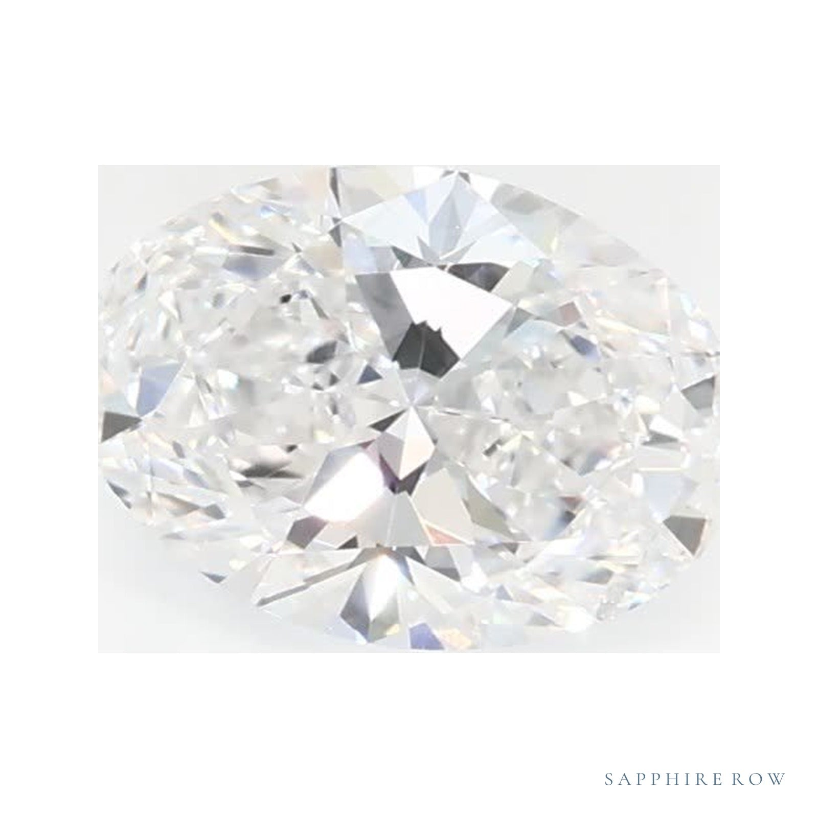 0.65 ct Lab-Grown Diamond – D VS1 – Oval Cut – GCAL Certified — Sapphire Row · cut4