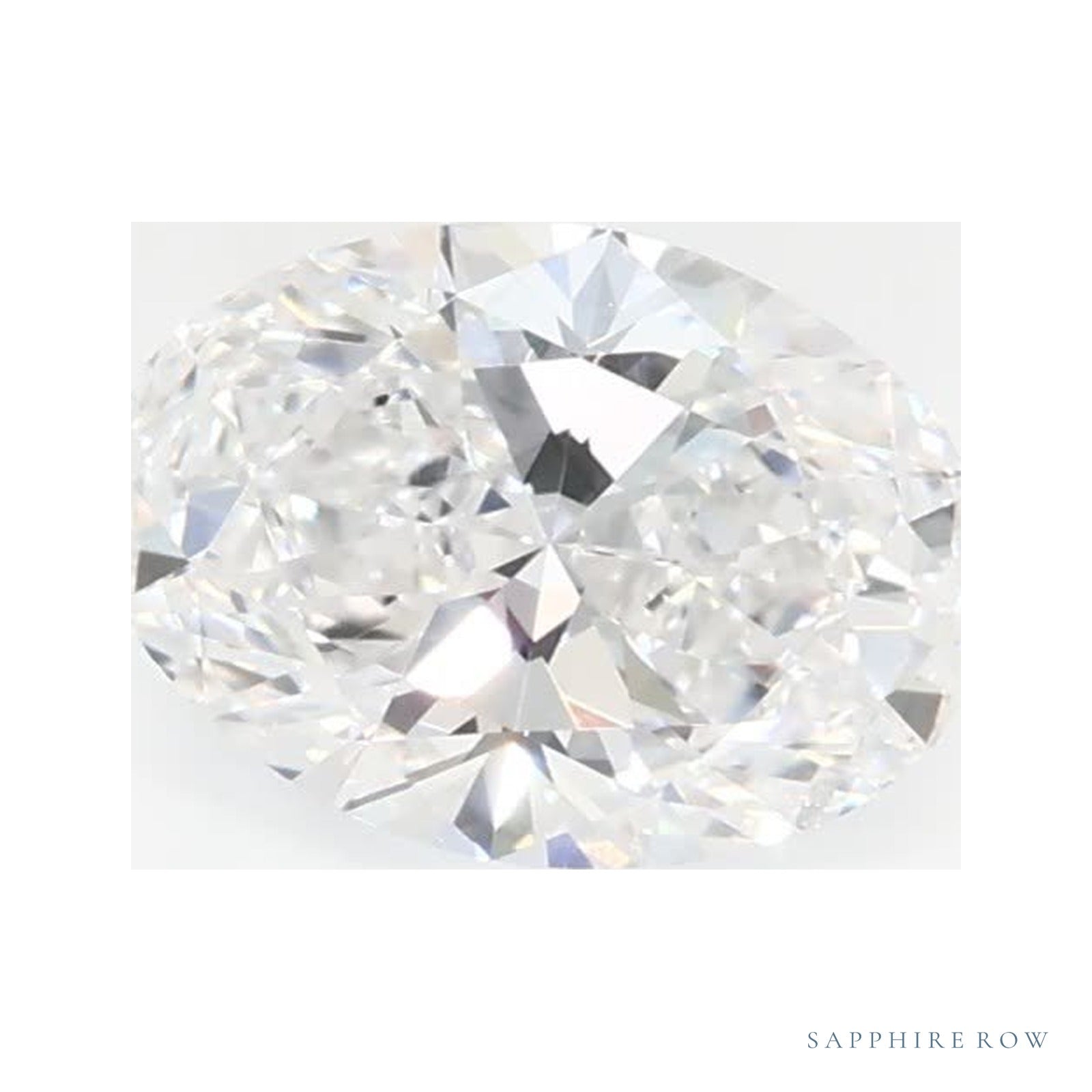 0.65 ct Lab-Grown Diamond – D VS1 – Oval Cut – GCAL Certified — Sapphire Row · cut4