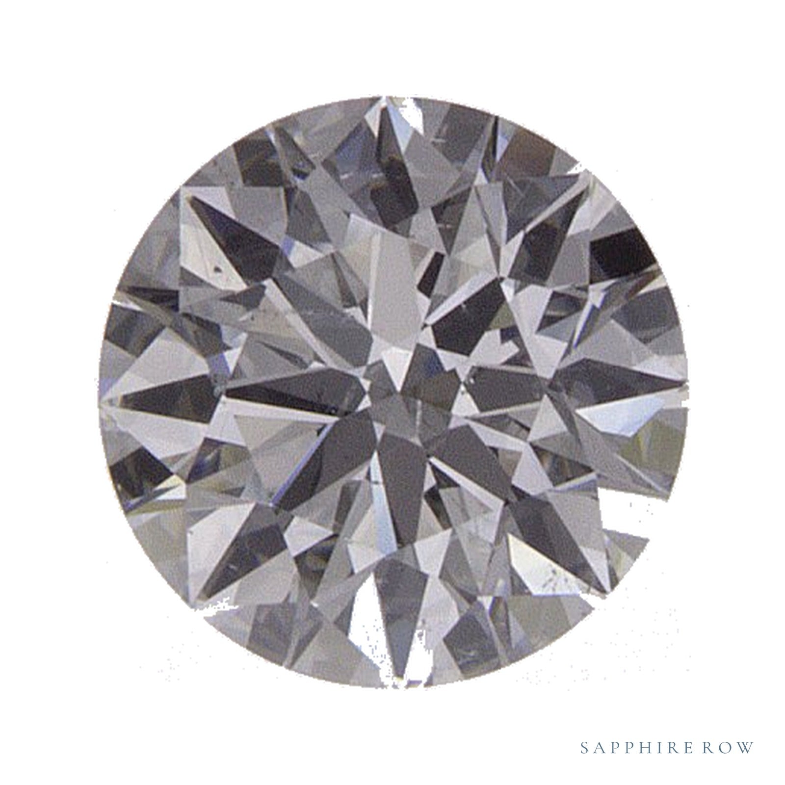 0.59 ct Natural Diamond – H SI2 – Round Cut – GIA Certified — Sapphire Row · cut4