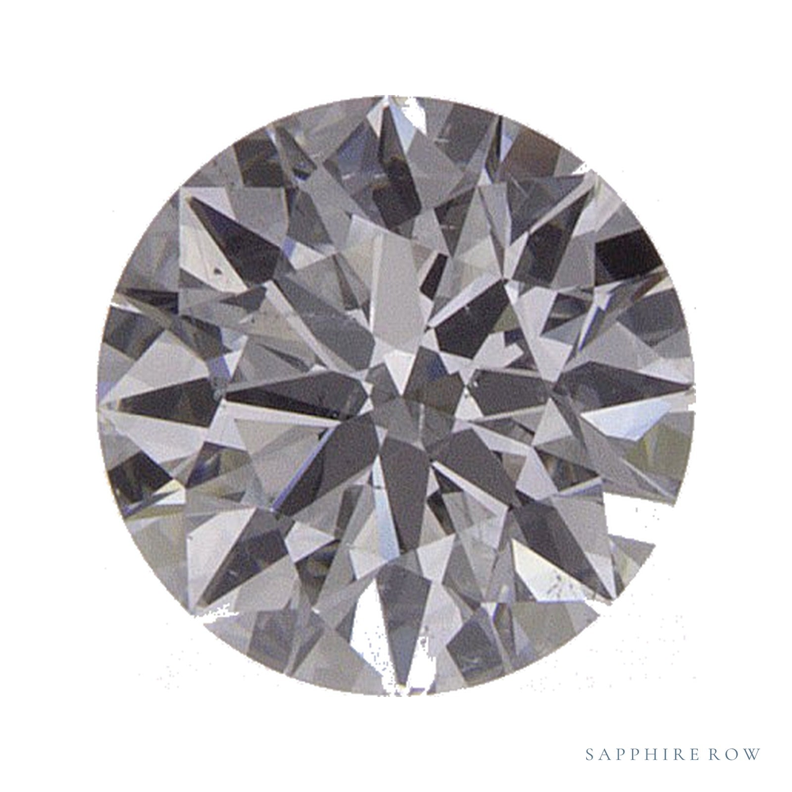 0.59 ct Natural Diamond – H SI2 – Round Cut – GIA Certified — Sapphire Row · cut4