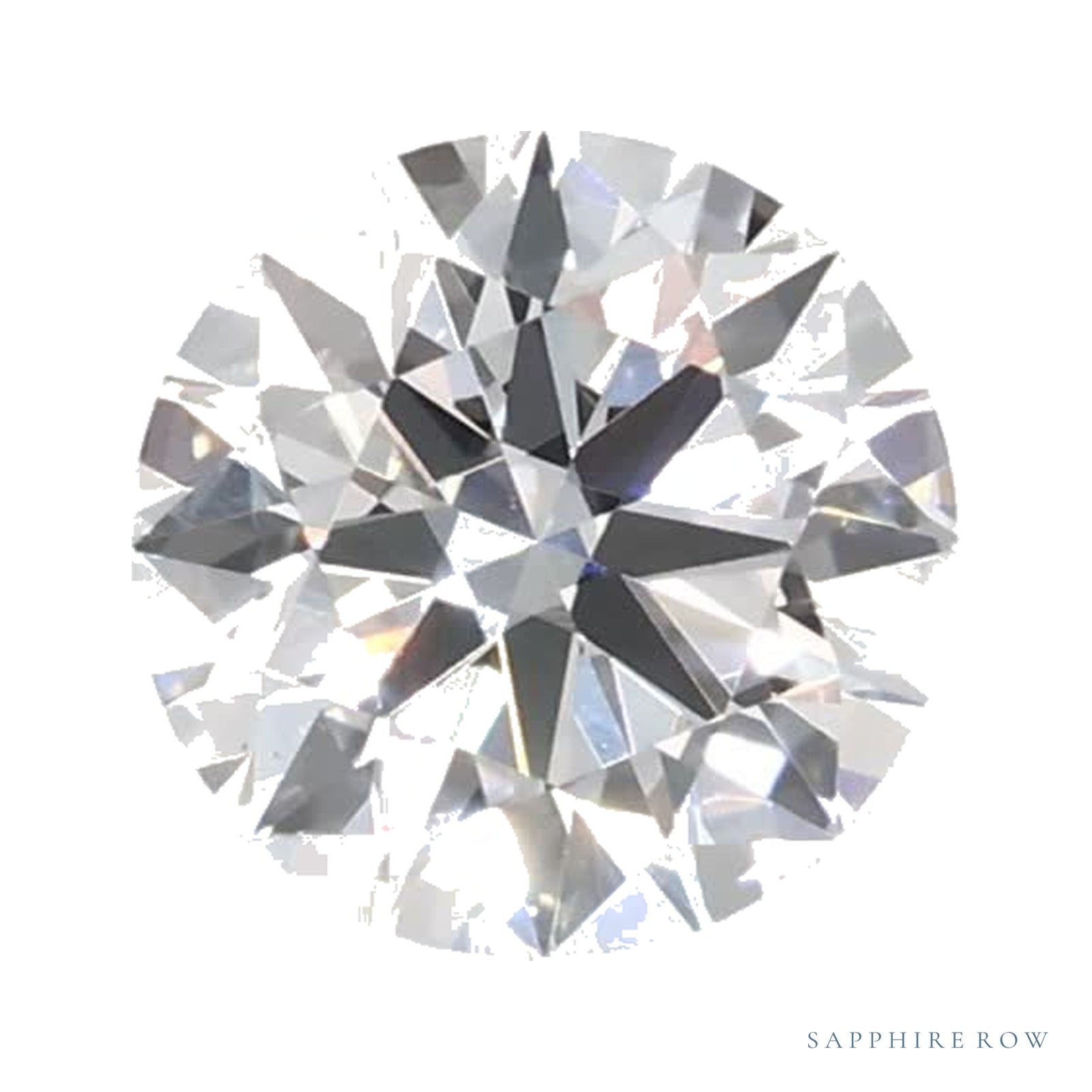 0.61 ct Lab-Grown Diamond – D VS1 – Round Cut – GCAL Certified — Sapphire Row · cut4
