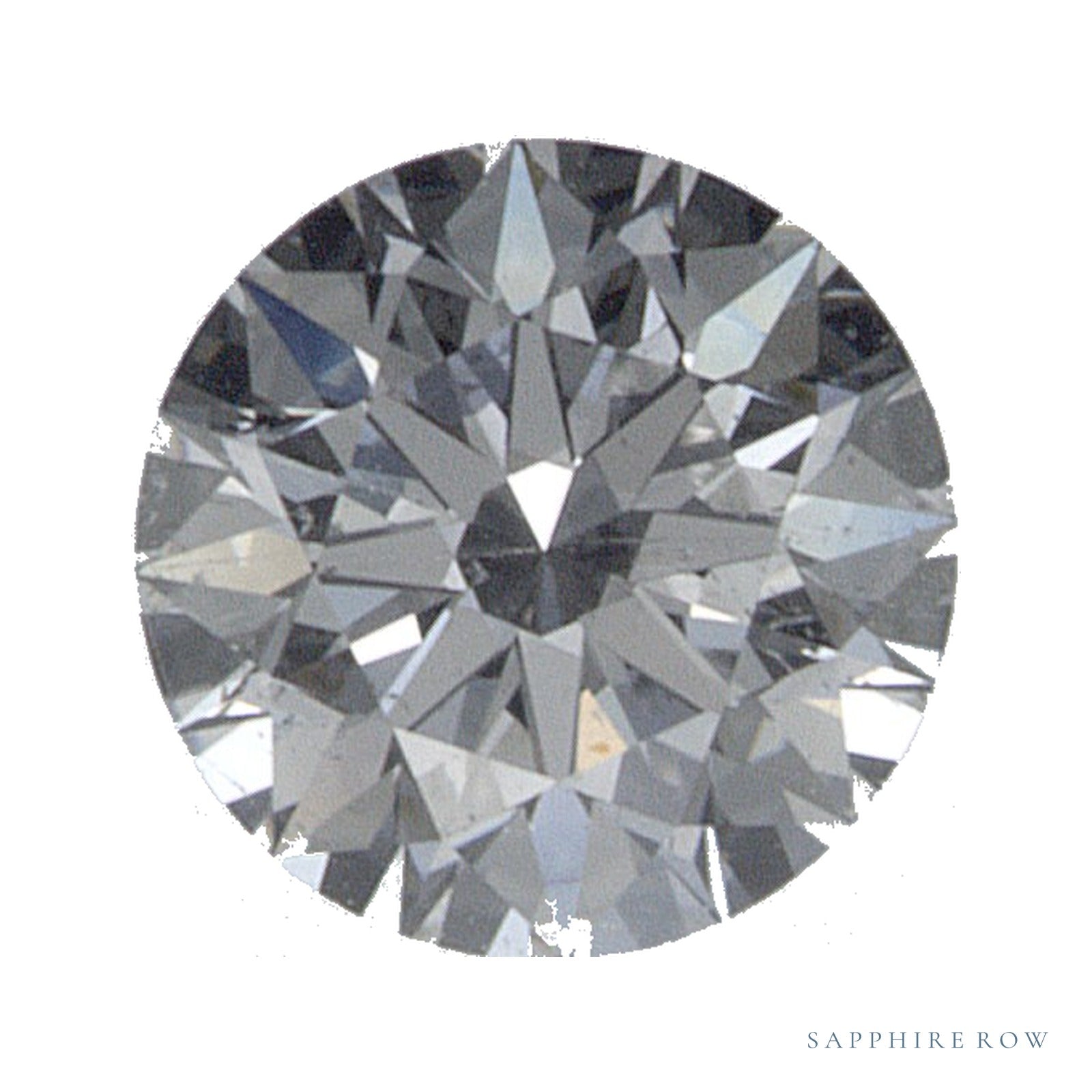 0.34 ct Natural Diamond – F SI2 – Round Cut – GIA Certified — Sapphire Row · cut4