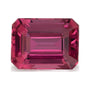 1.42 ct natural pink tourmaline from Nigeria, emerald cut | Sapphire Row · cut7