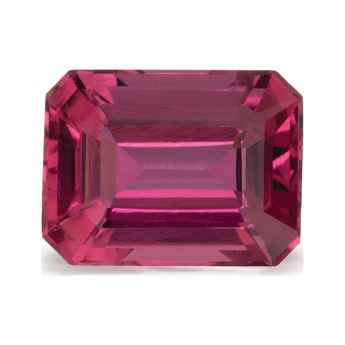 1.42 ct natural pink tourmaline from Nigeria, emerald cut | Sapphire Row · cut7