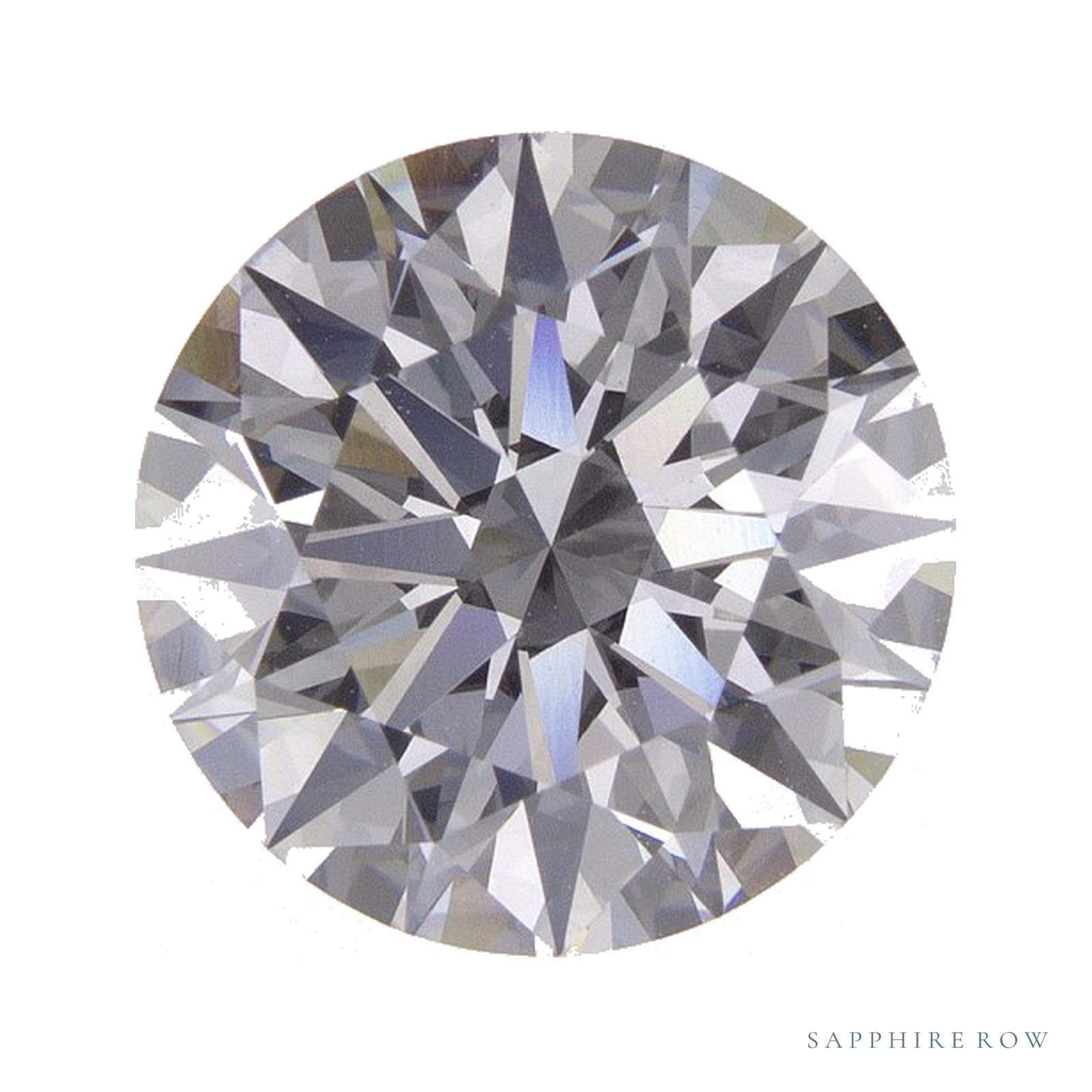 3.58 ct Lab-Grown Diamond – G VVS2 – Round Cut – GCAL Certified — Sapphire Row · cut4