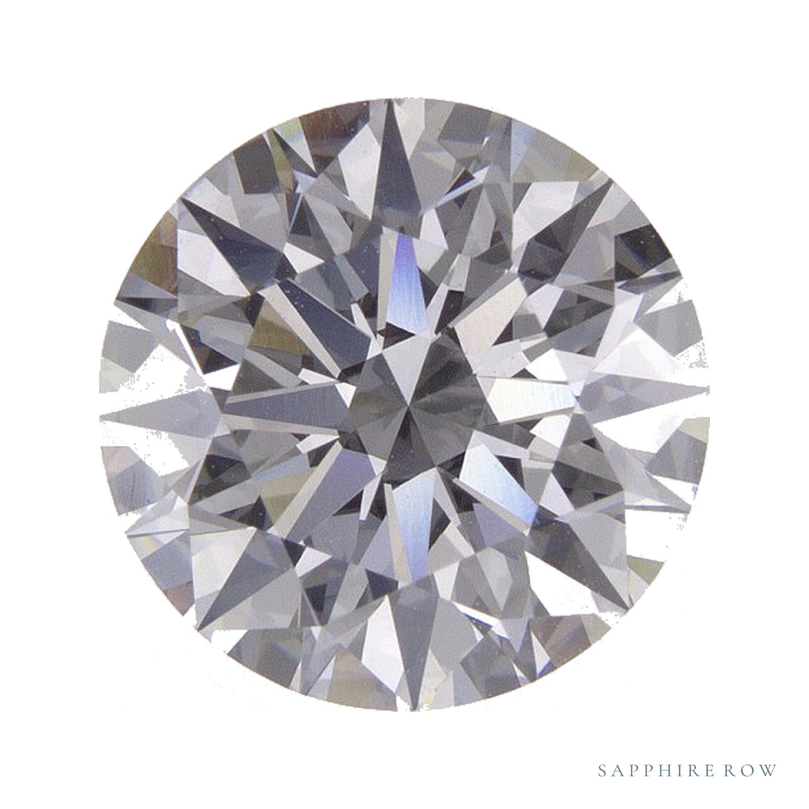 3.58 ct Lab-Grown Diamond – G VVS2 – Round Cut – GCAL Certified — Sapphire Row · cut4