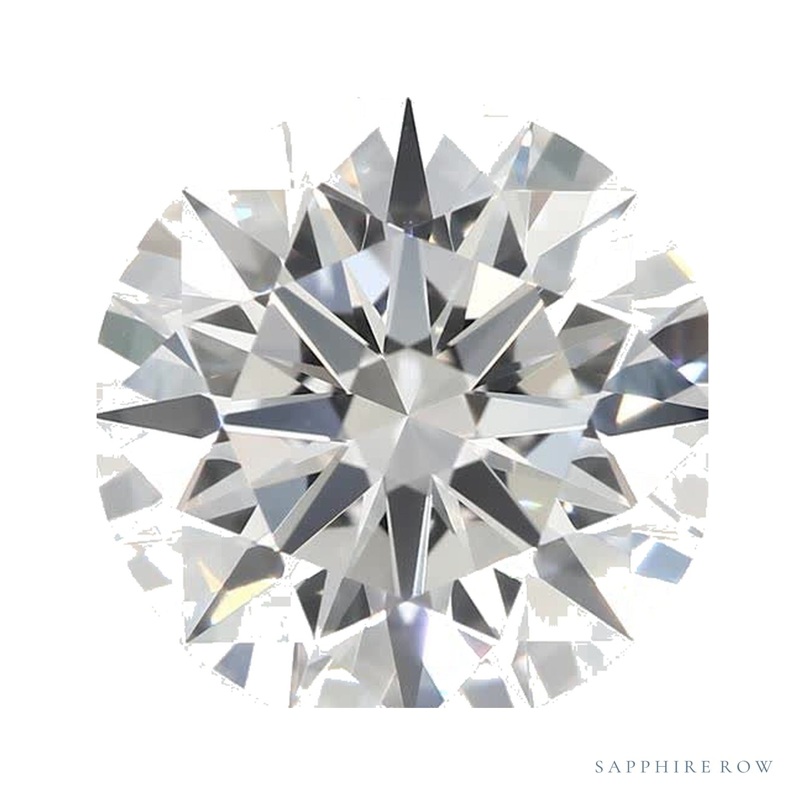3.11 ct Lab-Grown Diamond – F VS1 – Round Cut – GCAL Certified — Sapphire Row · cut4