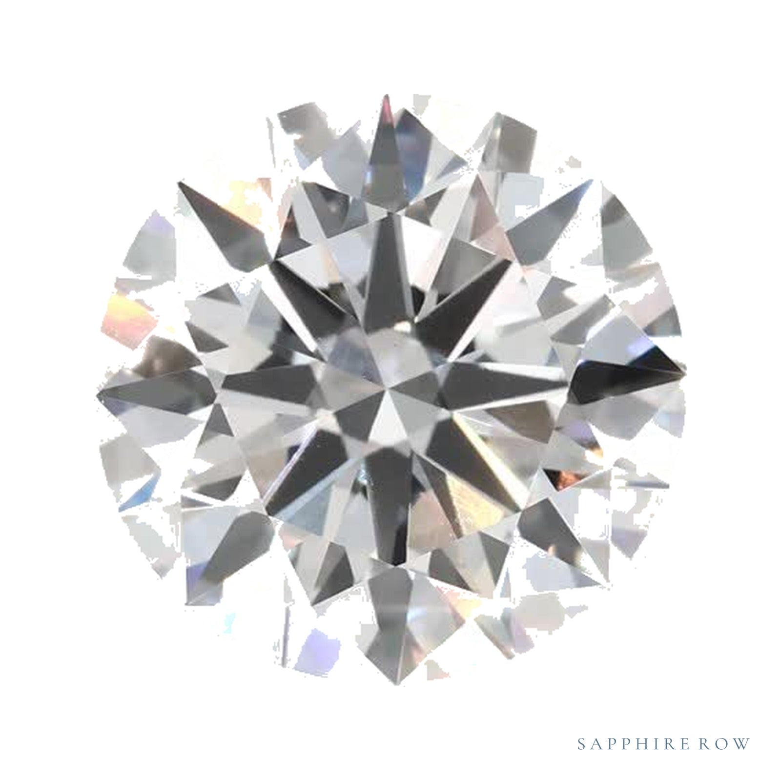 3.55 ct Lab-Grown Diamond – E VS1 – Round Cut – GCAL Certified — Sapphire Row · cut4