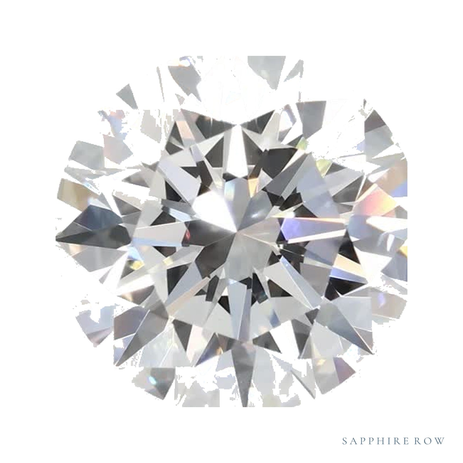 3.01 ct Lab-Grown Diamond – F VS1 – Round Cut – GCAL Certified — Sapphire Row · cut4