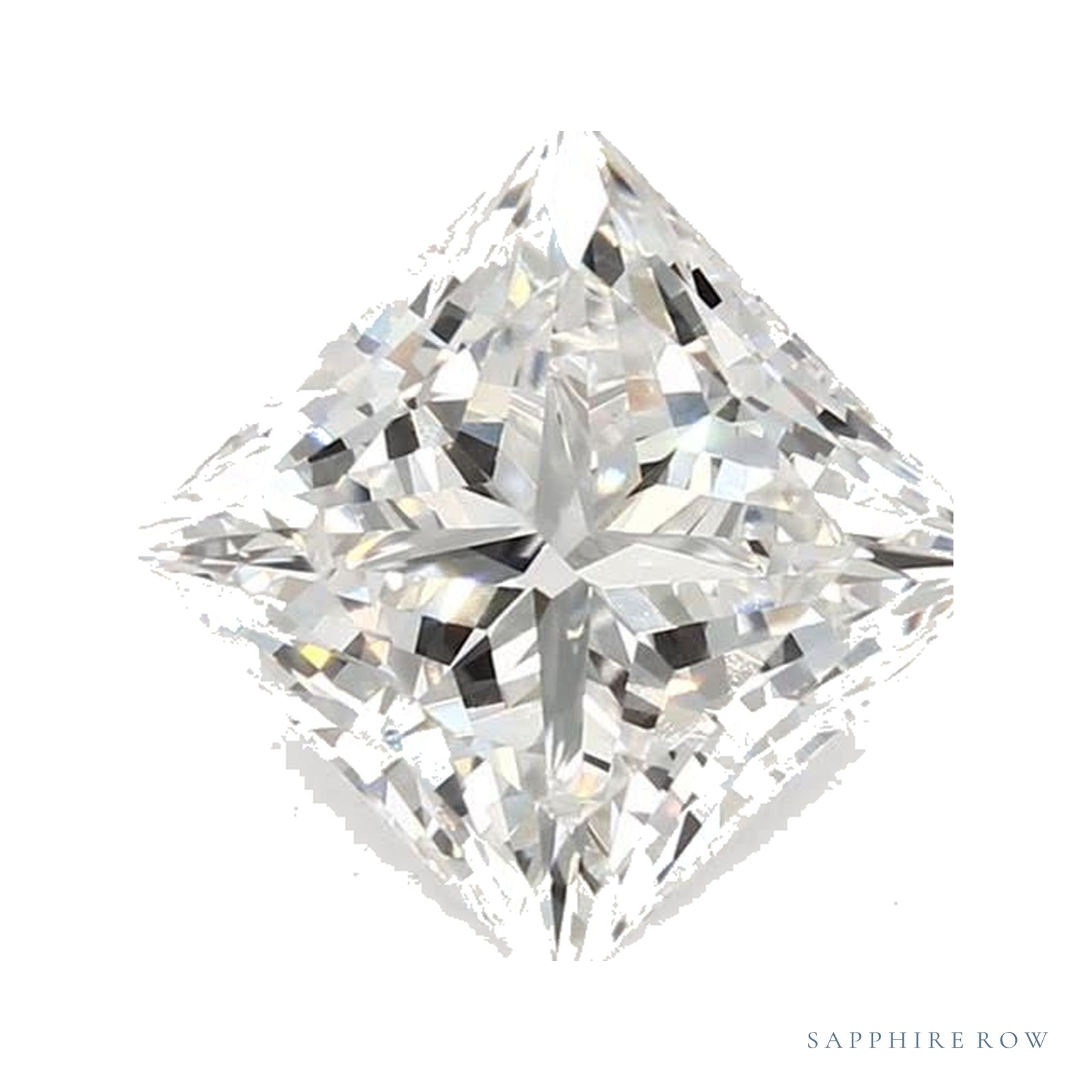 2.56 ct Lab-Grown Diamond – E VS1 – Square Cut – GCAL Certified — Sapphire Row · cut4