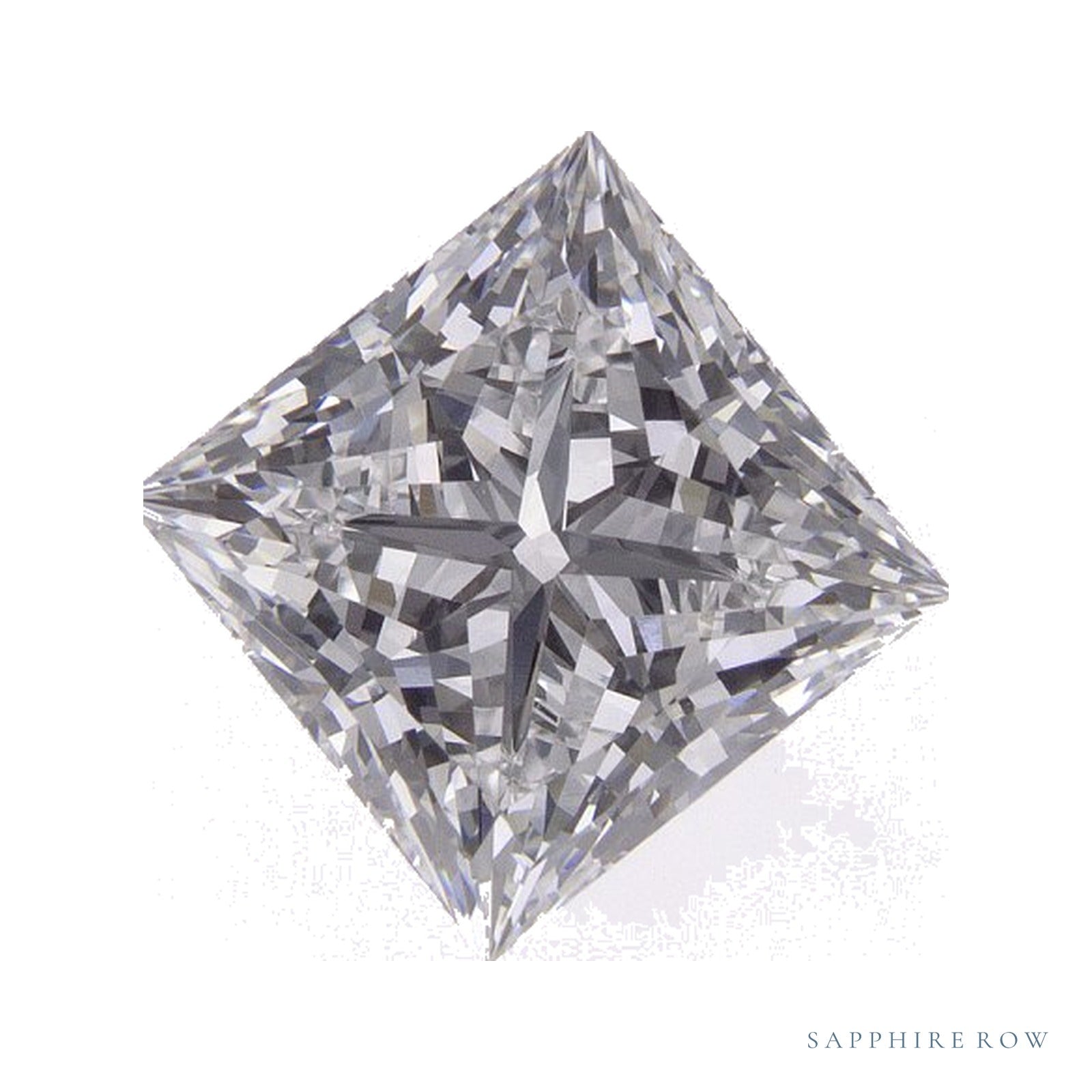 2.39 ct Lab-Grown Diamond – E VVS2 – Square Cut – IGI Certified — Sapphire Row · cut4