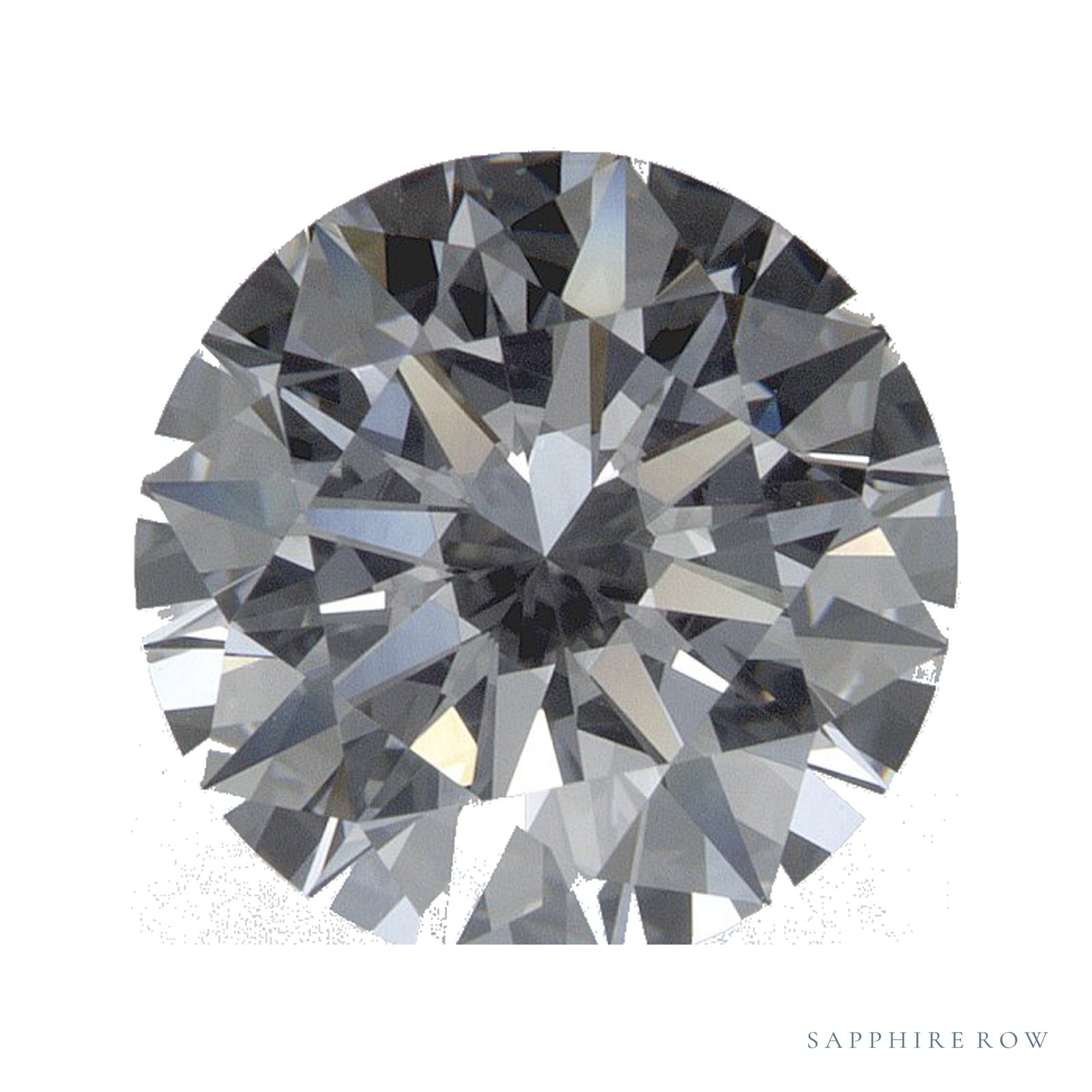 2.00 ct Lab-Grown Diamond – D VS1 – Round Cut – IGI Certified — Sapphire Row · cut4