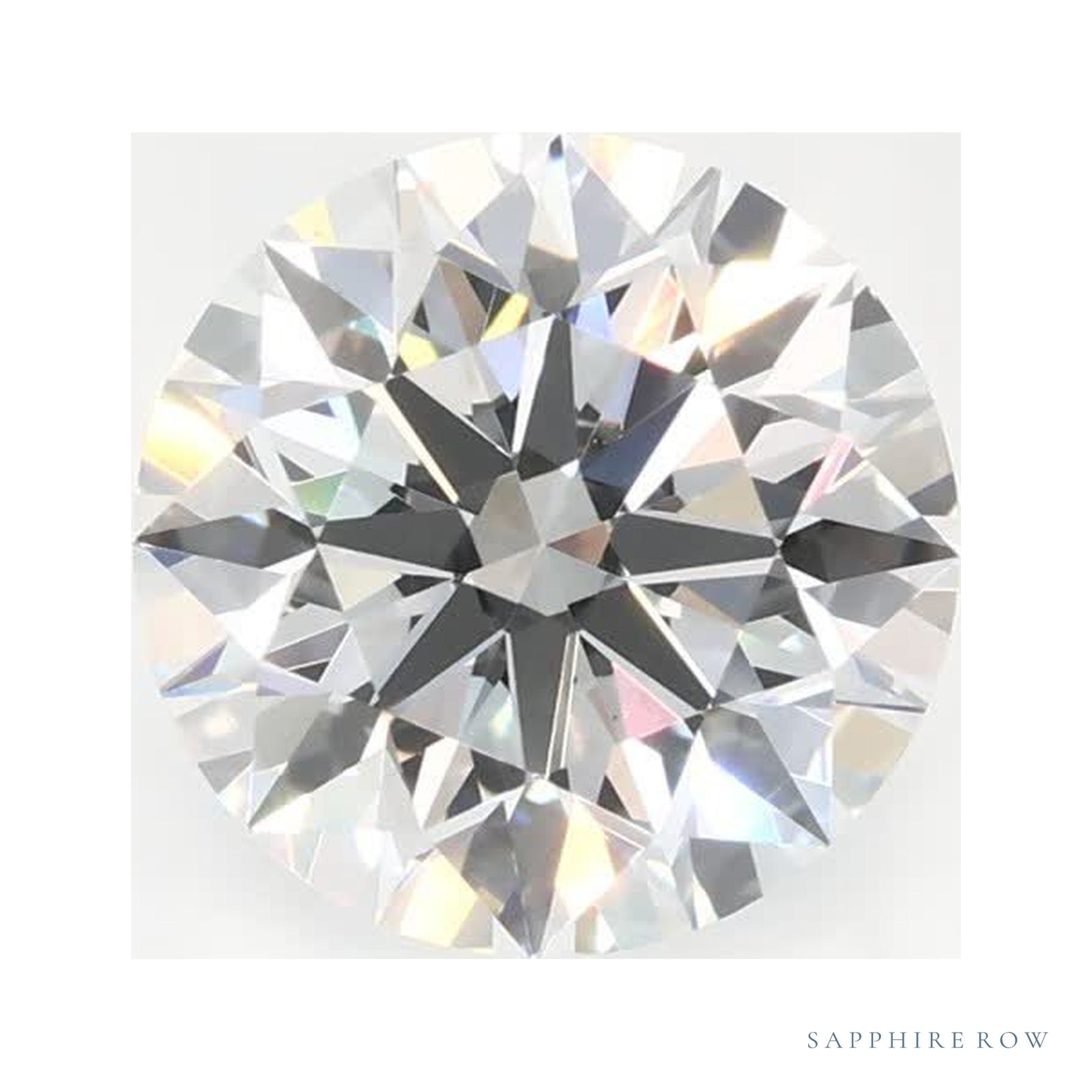 1.81 ct Lab-Grown Diamond – D VS1 – Round Cut – GCAL Certified — Sapphire Row · cut4