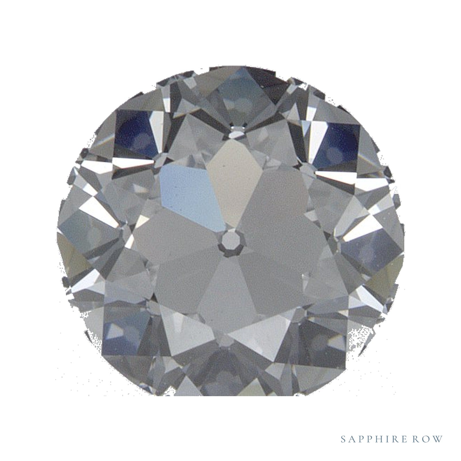 1.51 ct Lab-Grown Diamond – D VVS2 – Round Cut – Old European-cut – GCAL Certified — Sapphire Row · cut4