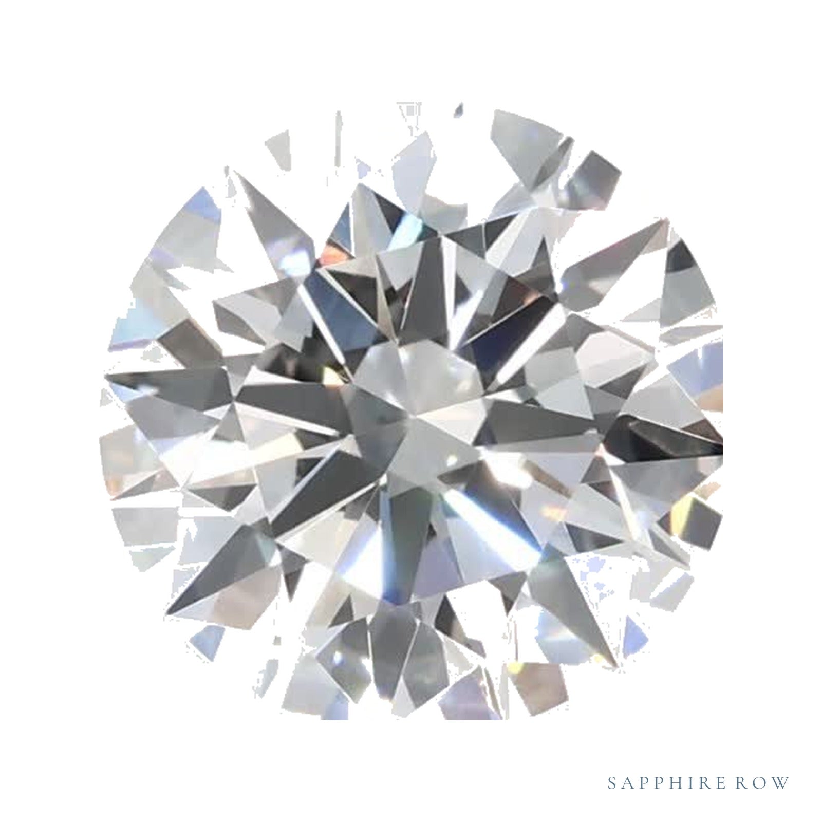 1.30 ct Lab-Grown Diamond – E VS1 – Round Cut – GCAL Certified — Sapphire Row · cut4